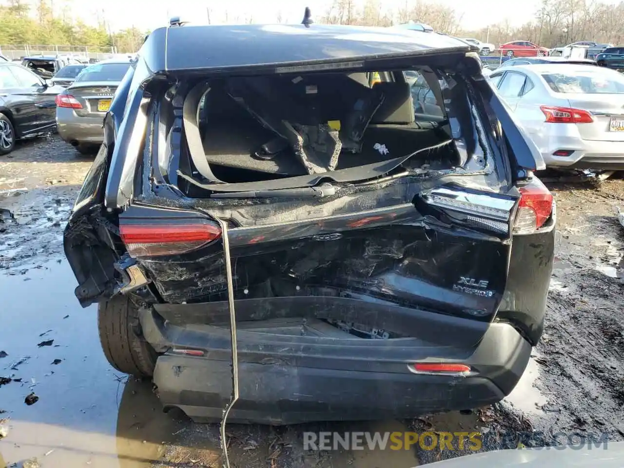 6 Photograph of a damaged car JTMRWRFV9KD523218 TOYOTA RAV4 2019