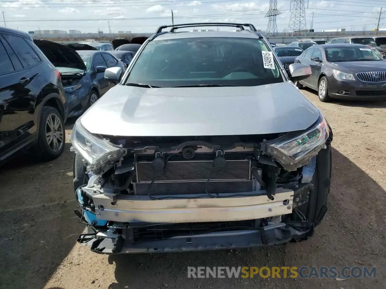 5 Photograph of a damaged car JTMRWRFVXKD010639 TOYOTA RAV4 2019