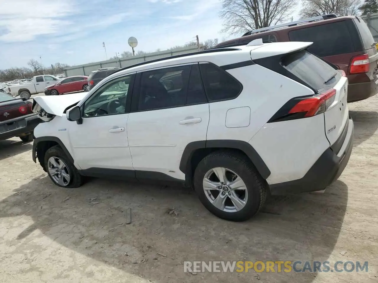 2 Photograph of a damaged car JTMRWRFVXKD516522 TOYOTA RAV4 2019