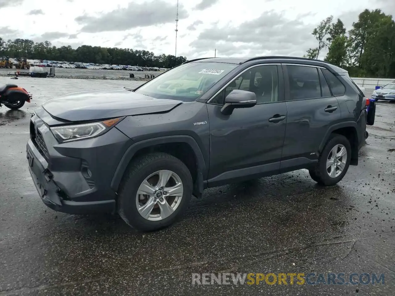 1 Photograph of a damaged car JTMRWRFVXKD517069 TOYOTA RAV4 2019