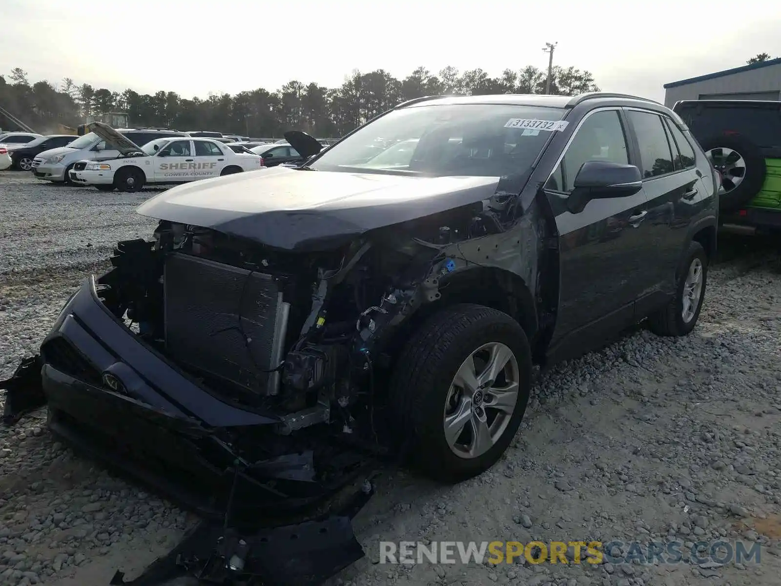 2 Photograph of a damaged car JTMW1RFV0KD005936 TOYOTA RAV4 2019