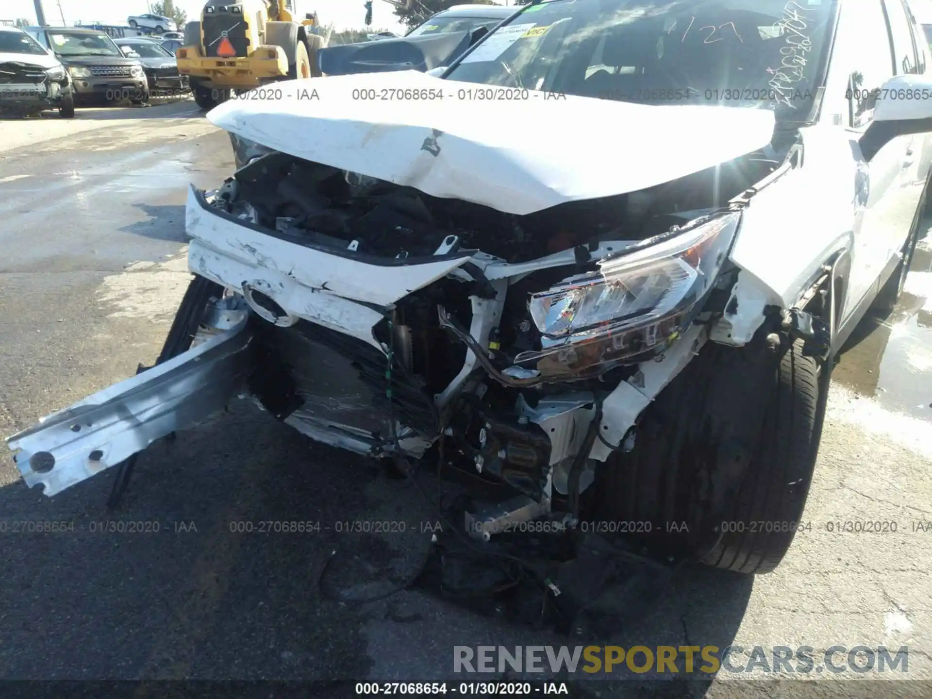 6 Photograph of a damaged car JTMW1RFV0KD009047 TOYOTA RAV4 2019