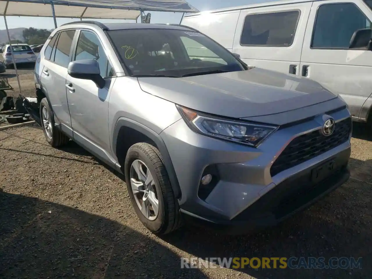 1 Photograph of a damaged car JTMW1RFV0KD012899 TOYOTA RAV4 2019