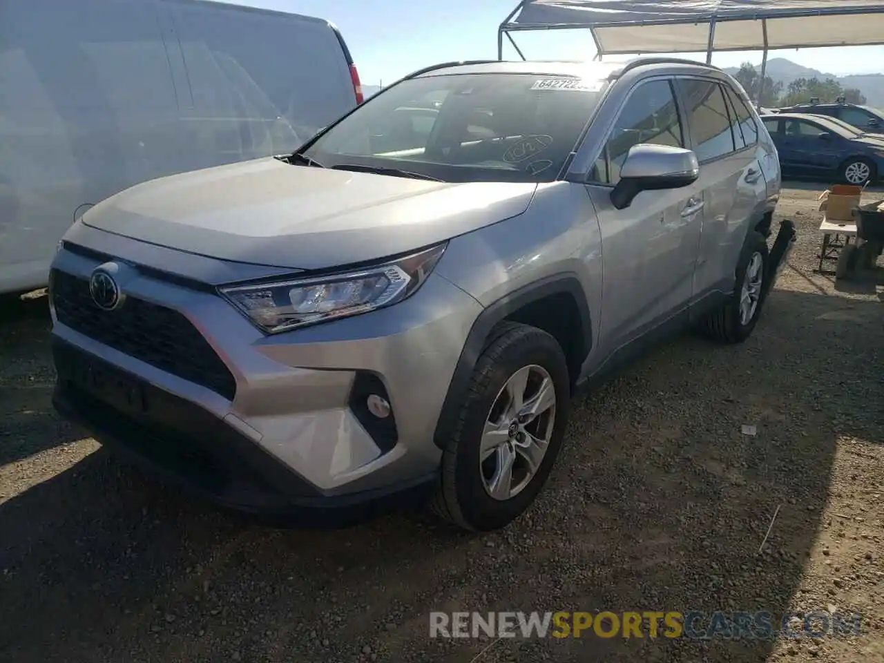 2 Photograph of a damaged car JTMW1RFV0KD012899 TOYOTA RAV4 2019