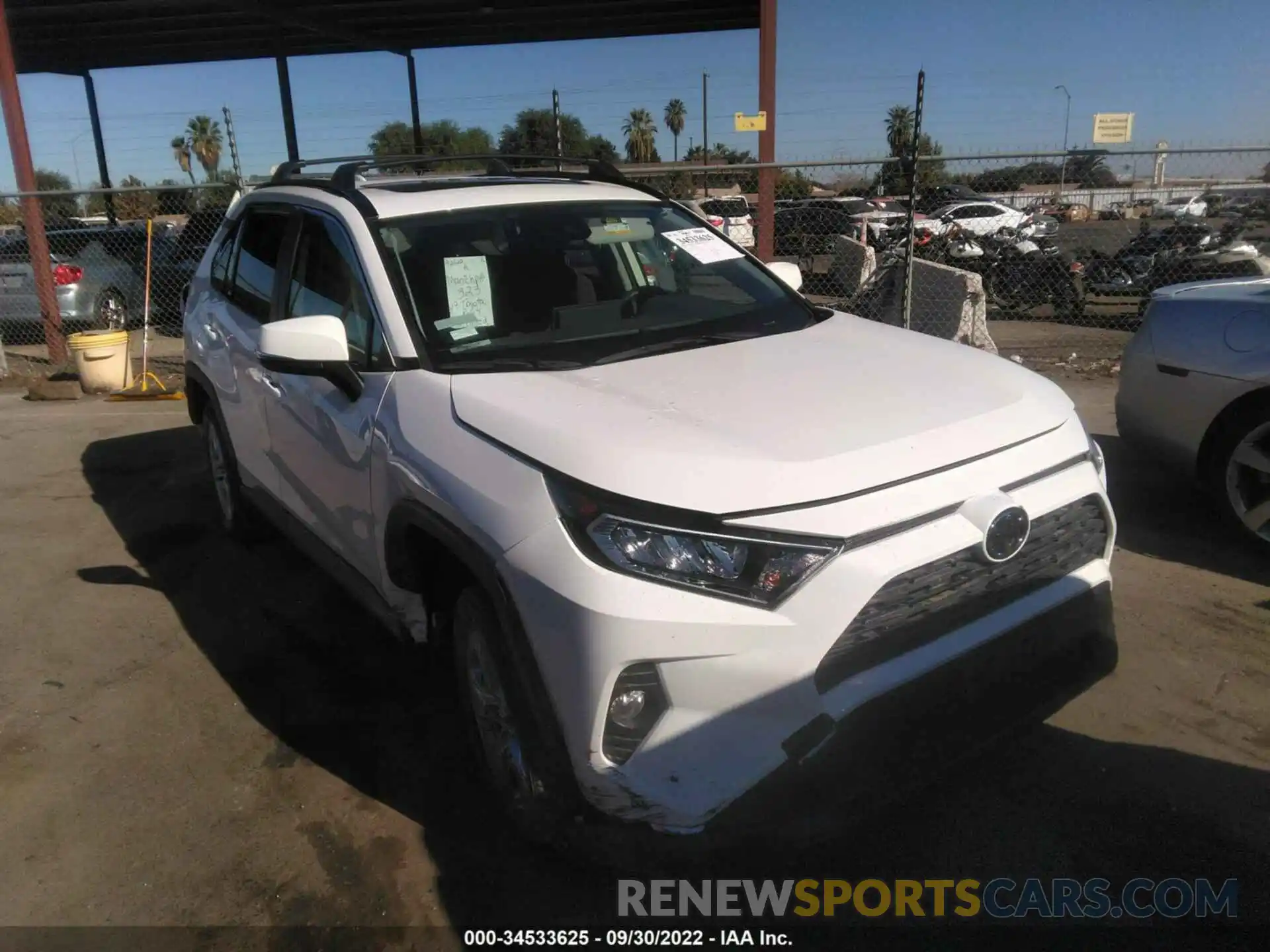 1 Photograph of a damaged car JTMW1RFV0KD024079 TOYOTA RAV4 2019