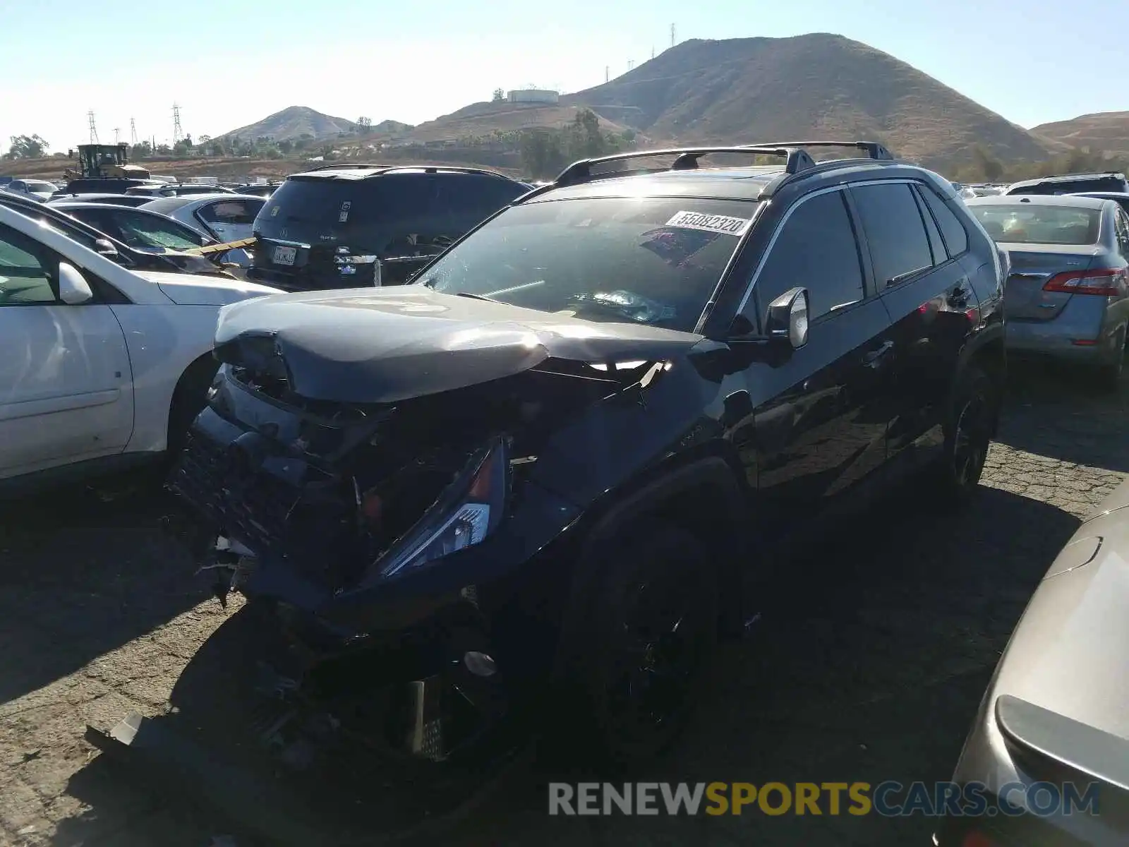 2 Photograph of a damaged car JTMW1RFV0KD027161 TOYOTA RAV4 2019