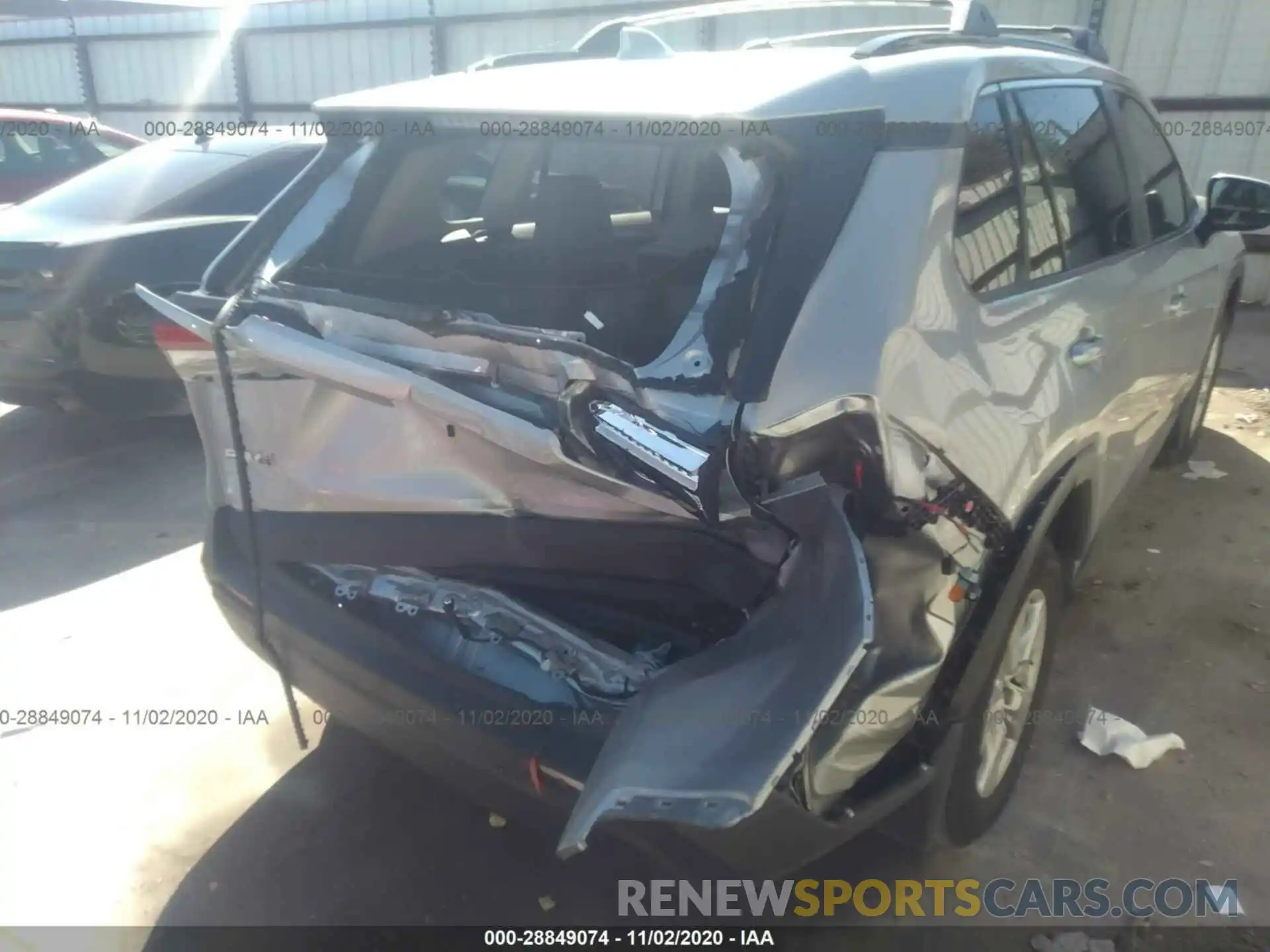 6 Photograph of a damaged car JTMW1RFV0KD028617 TOYOTA RAV4 2019