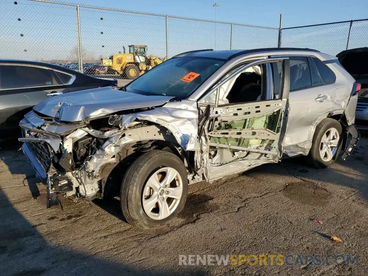 1 Photograph of a damaged car JTMW1RFV0KD030321 TOYOTA RAV4 2019