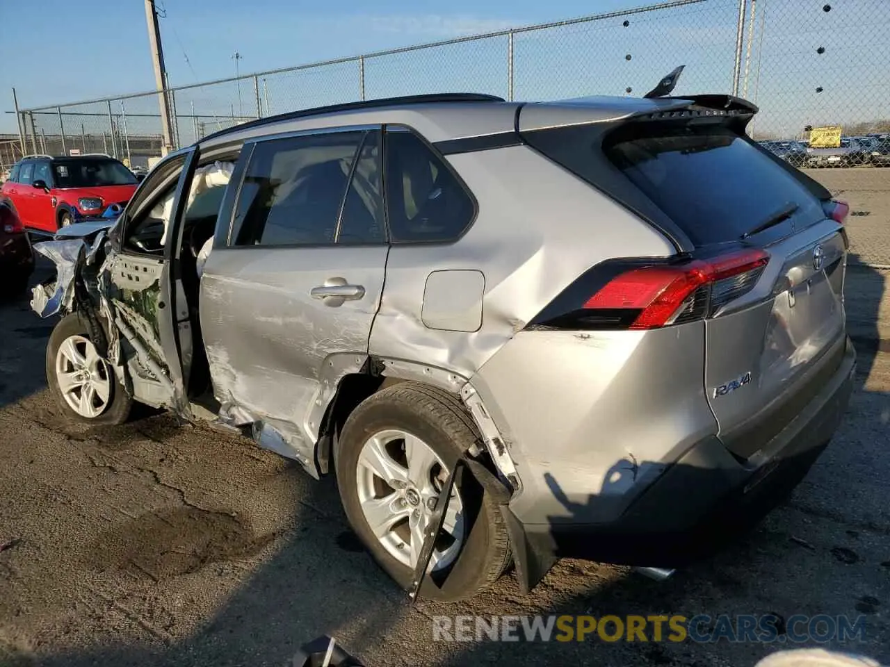2 Photograph of a damaged car JTMW1RFV0KD030321 TOYOTA RAV4 2019