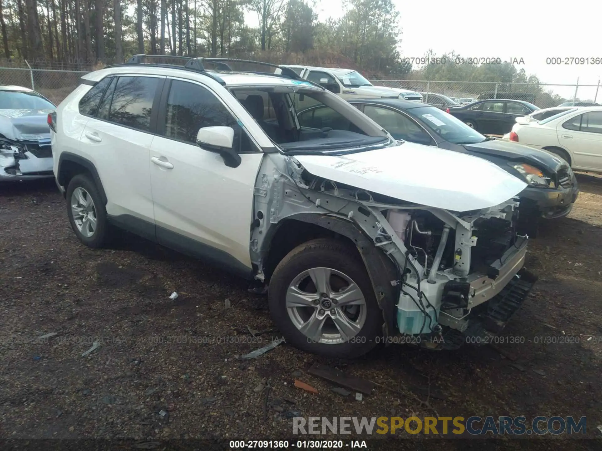 1 Photograph of a damaged car JTMW1RFV0KD035440 TOYOTA RAV4 2019