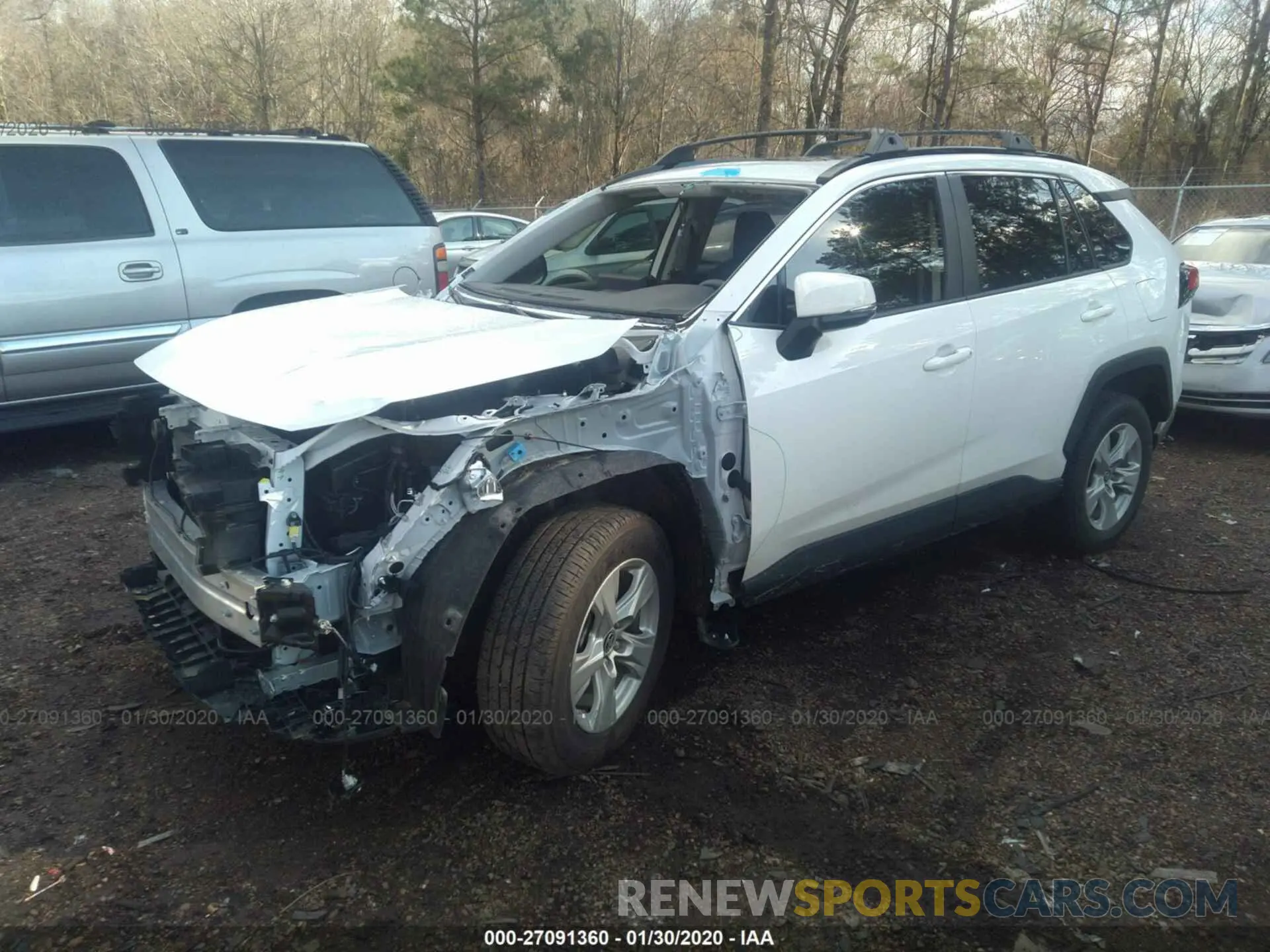 2 Photograph of a damaged car JTMW1RFV0KD035440 TOYOTA RAV4 2019