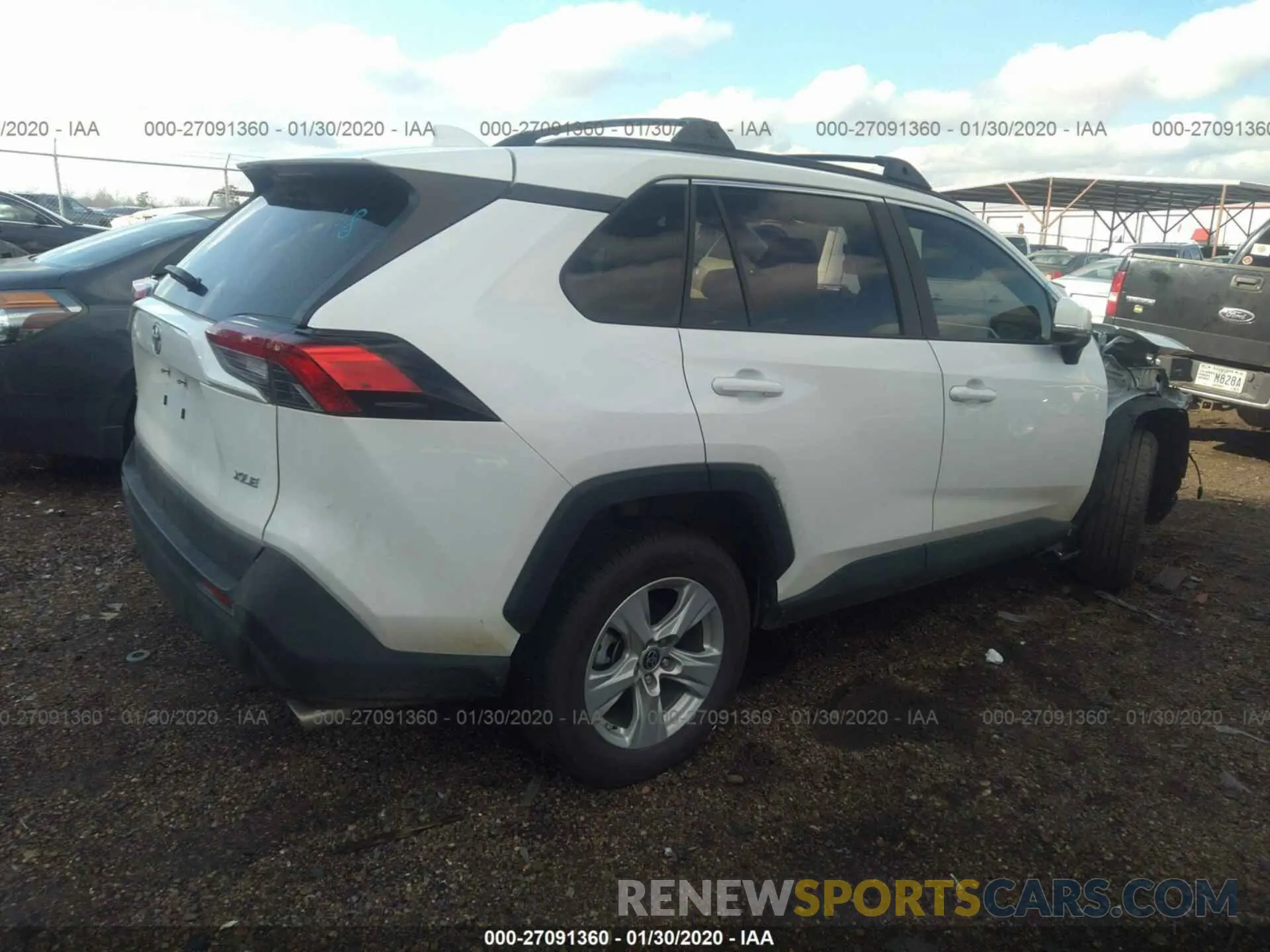 4 Photograph of a damaged car JTMW1RFV0KD035440 TOYOTA RAV4 2019