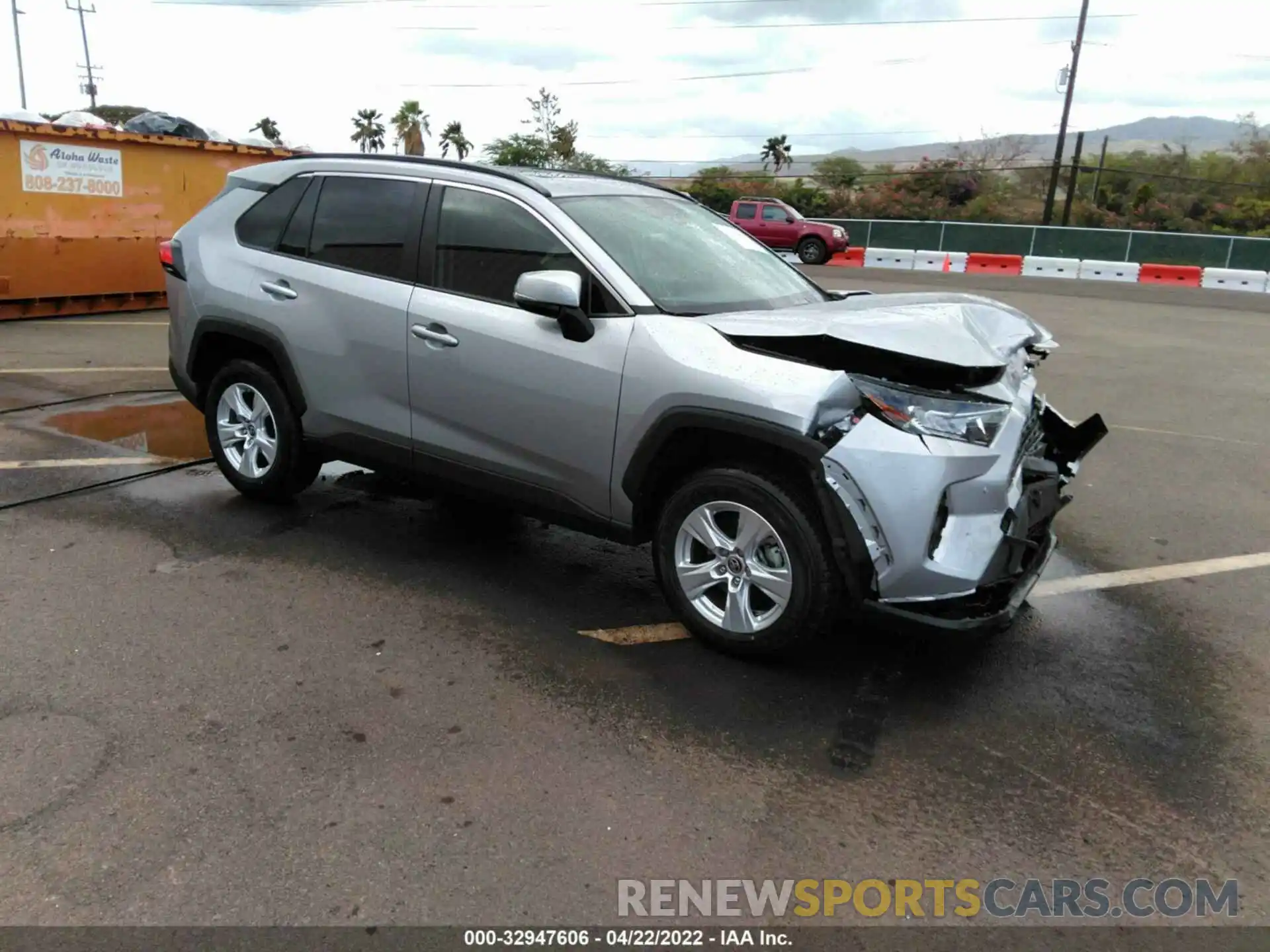 1 Photograph of a damaged car JTMW1RFV0KD038578 TOYOTA RAV4 2019