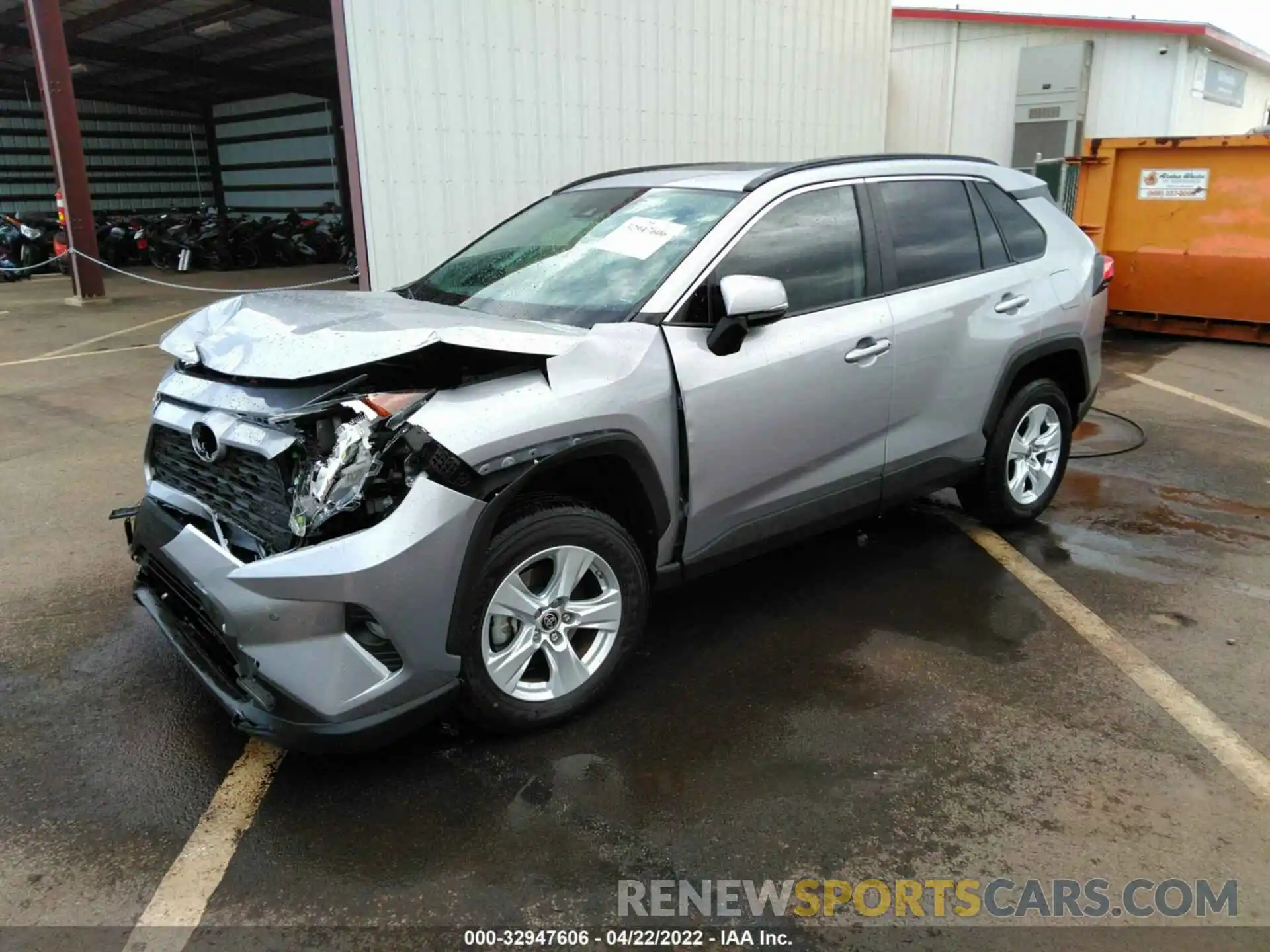 2 Photograph of a damaged car JTMW1RFV0KD038578 TOYOTA RAV4 2019