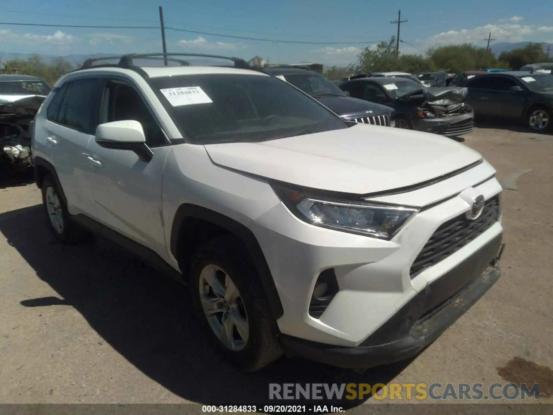 1 Photograph of a damaged car JTMW1RFV0KD507216 TOYOTA RAV4 2019