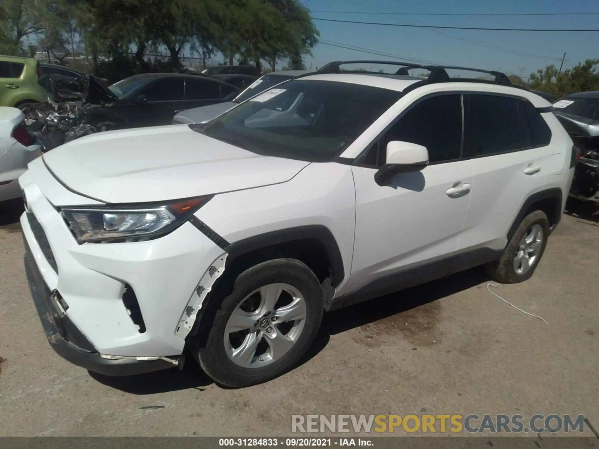 2 Photograph of a damaged car JTMW1RFV0KD507216 TOYOTA RAV4 2019