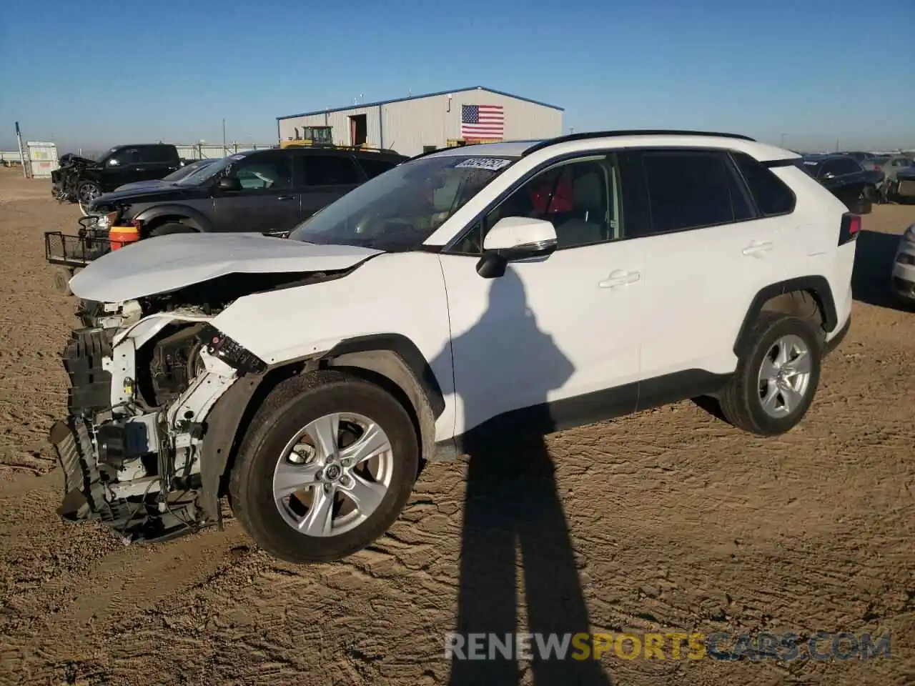 1 Photograph of a damaged car JTMW1RFV0KD509810 TOYOTA RAV4 2019