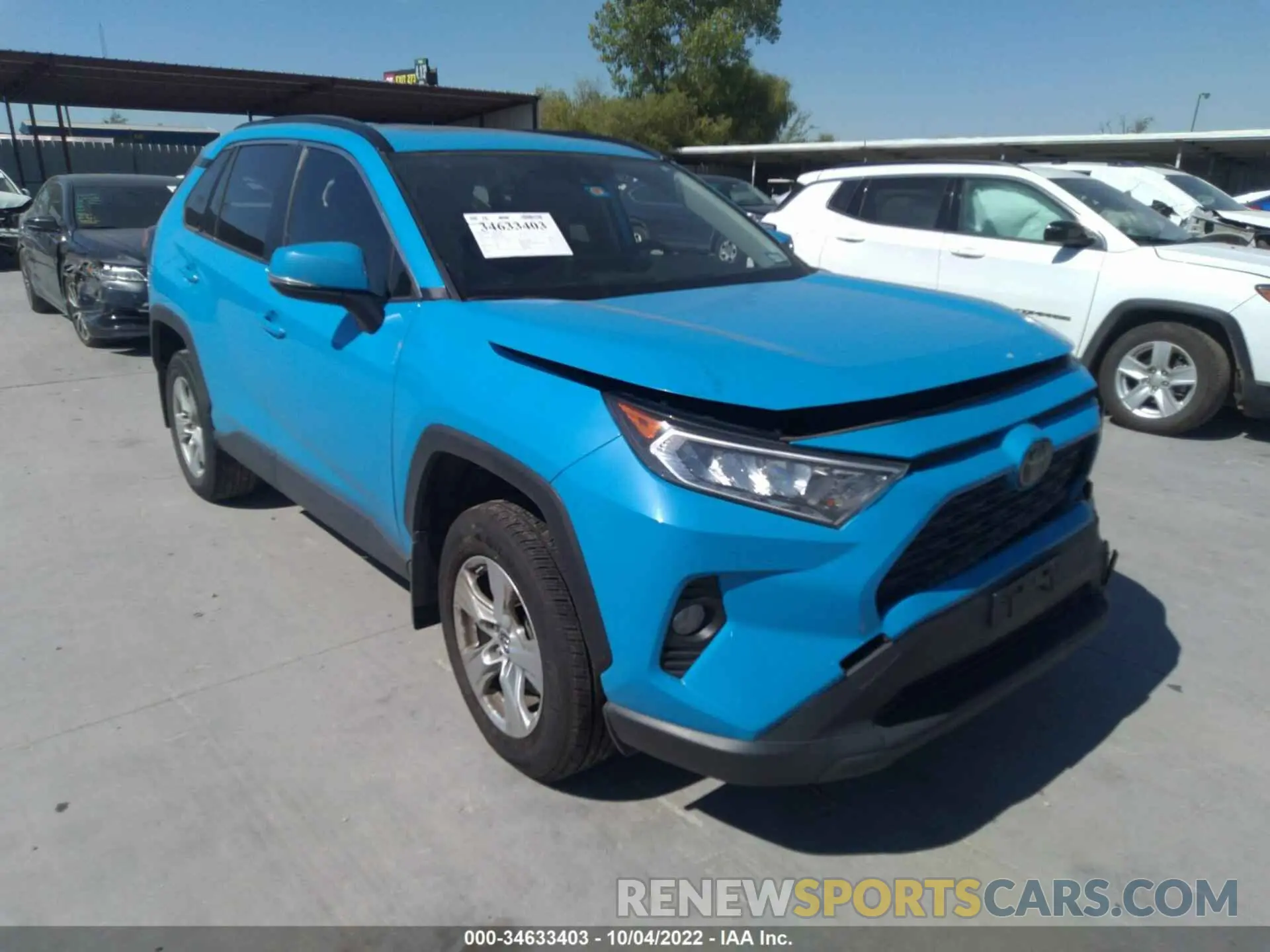 1 Photograph of a damaged car JTMW1RFV0KD510794 TOYOTA RAV4 2019