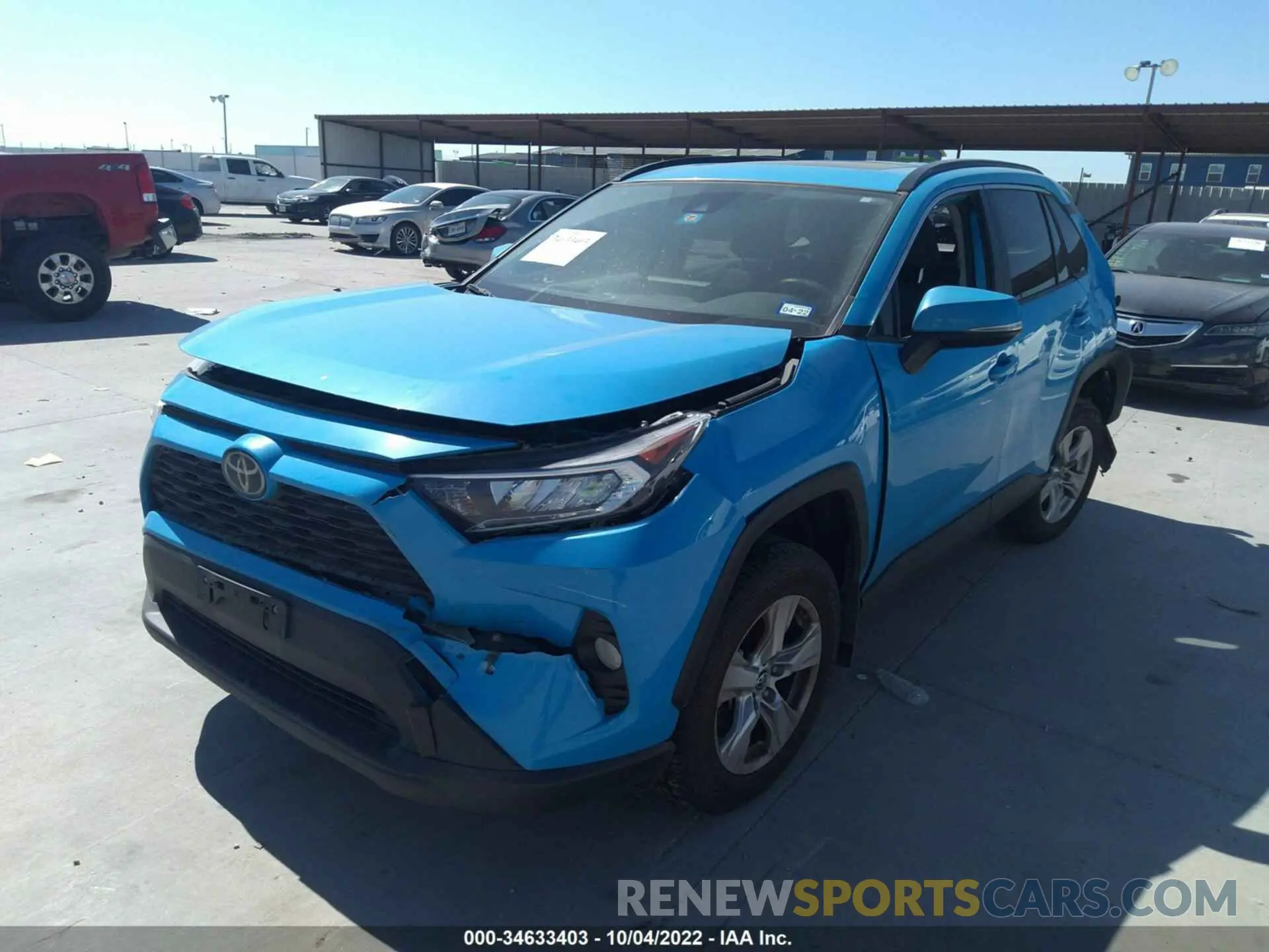 2 Photograph of a damaged car JTMW1RFV0KD510794 TOYOTA RAV4 2019