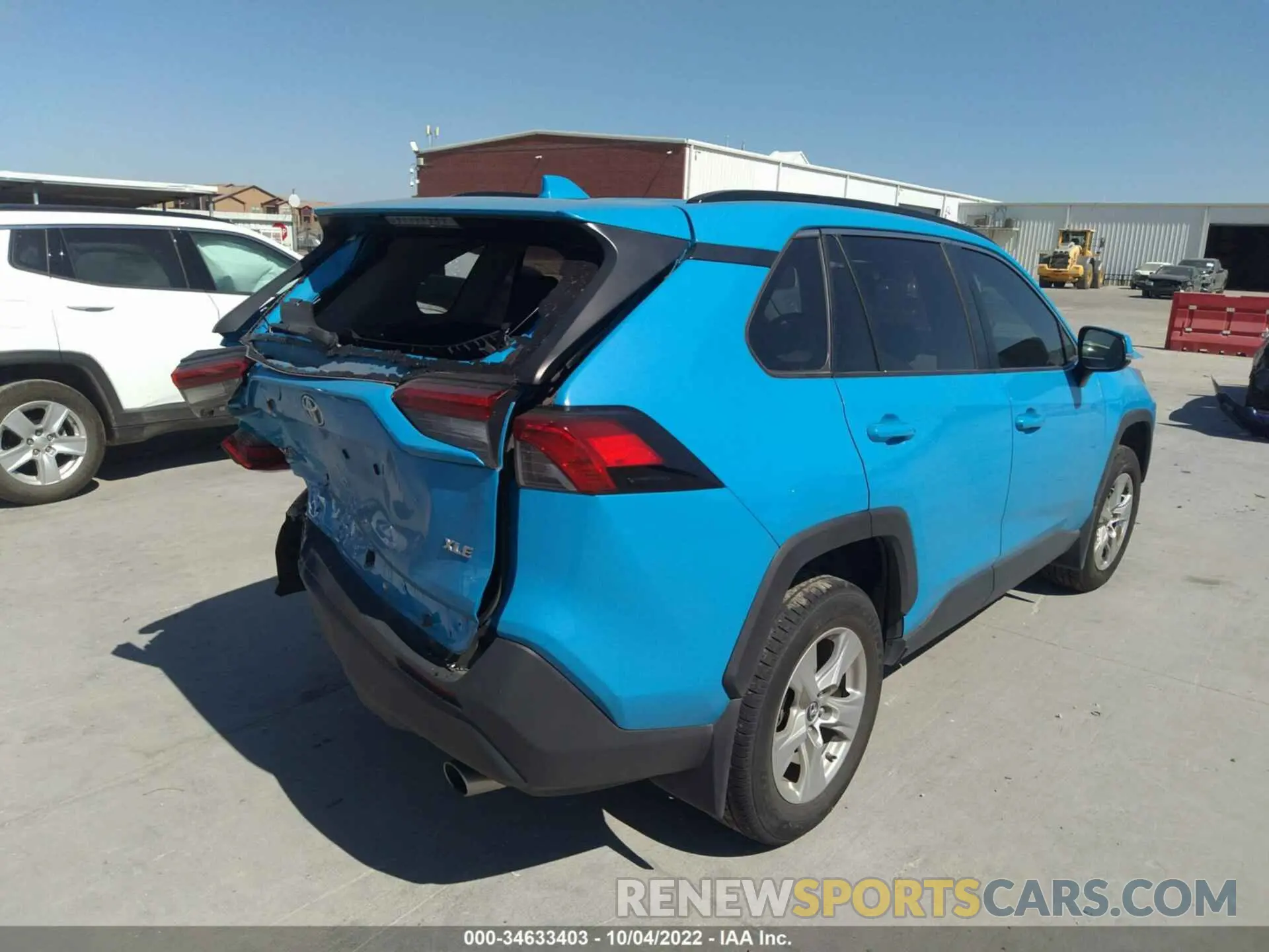 4 Photograph of a damaged car JTMW1RFV0KD510794 TOYOTA RAV4 2019