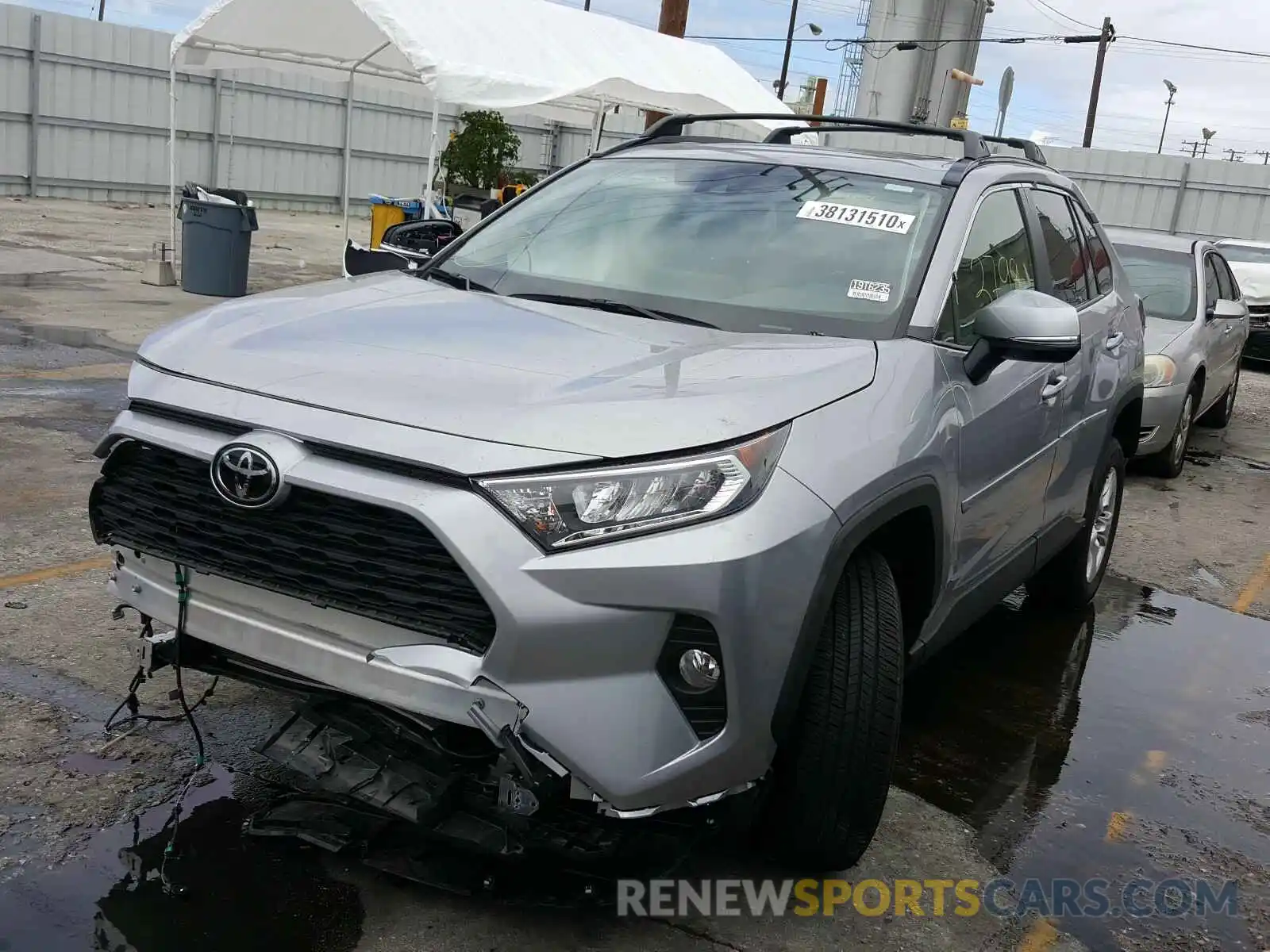 2 Photograph of a damaged car JTMW1RFV1KD024818 TOYOTA RAV4 2019