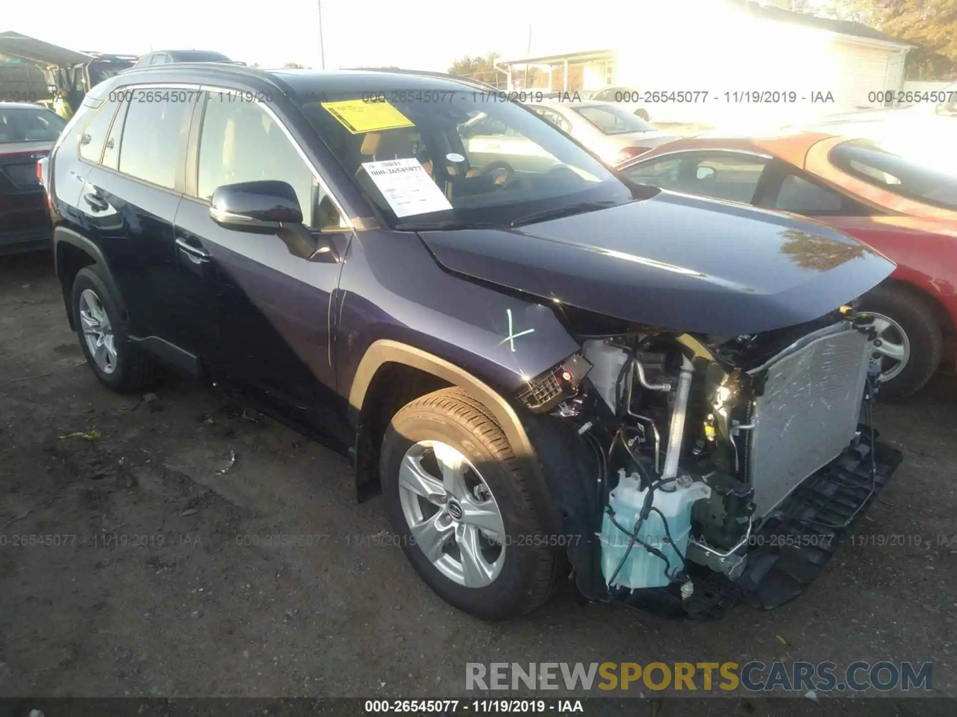 1 Photograph of a damaged car JTMW1RFV1KD028271 TOYOTA RAV4 2019