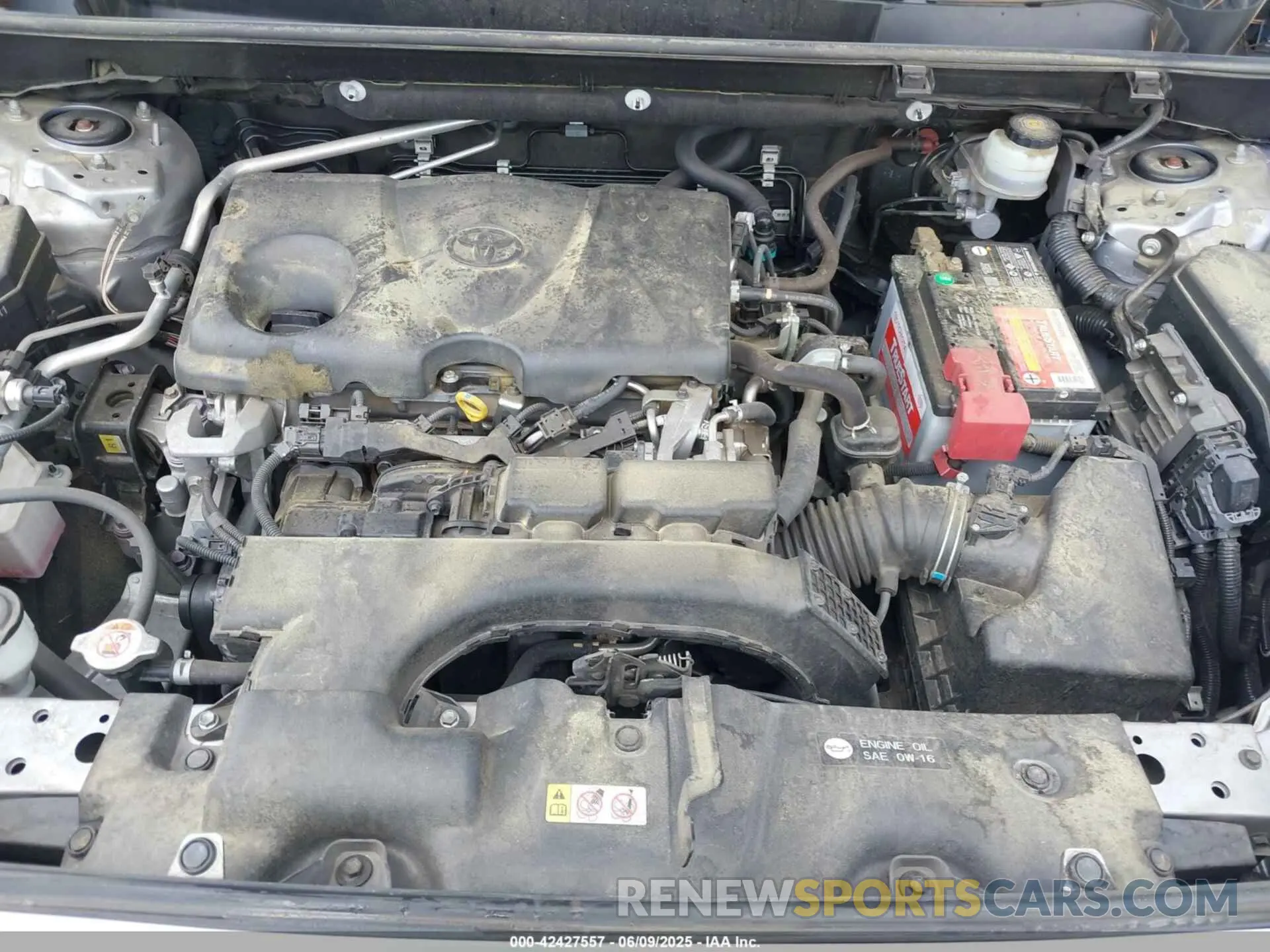 10 Photograph of a damaged car JTMW1RFV1KD505216 TOYOTA RAV4 2019