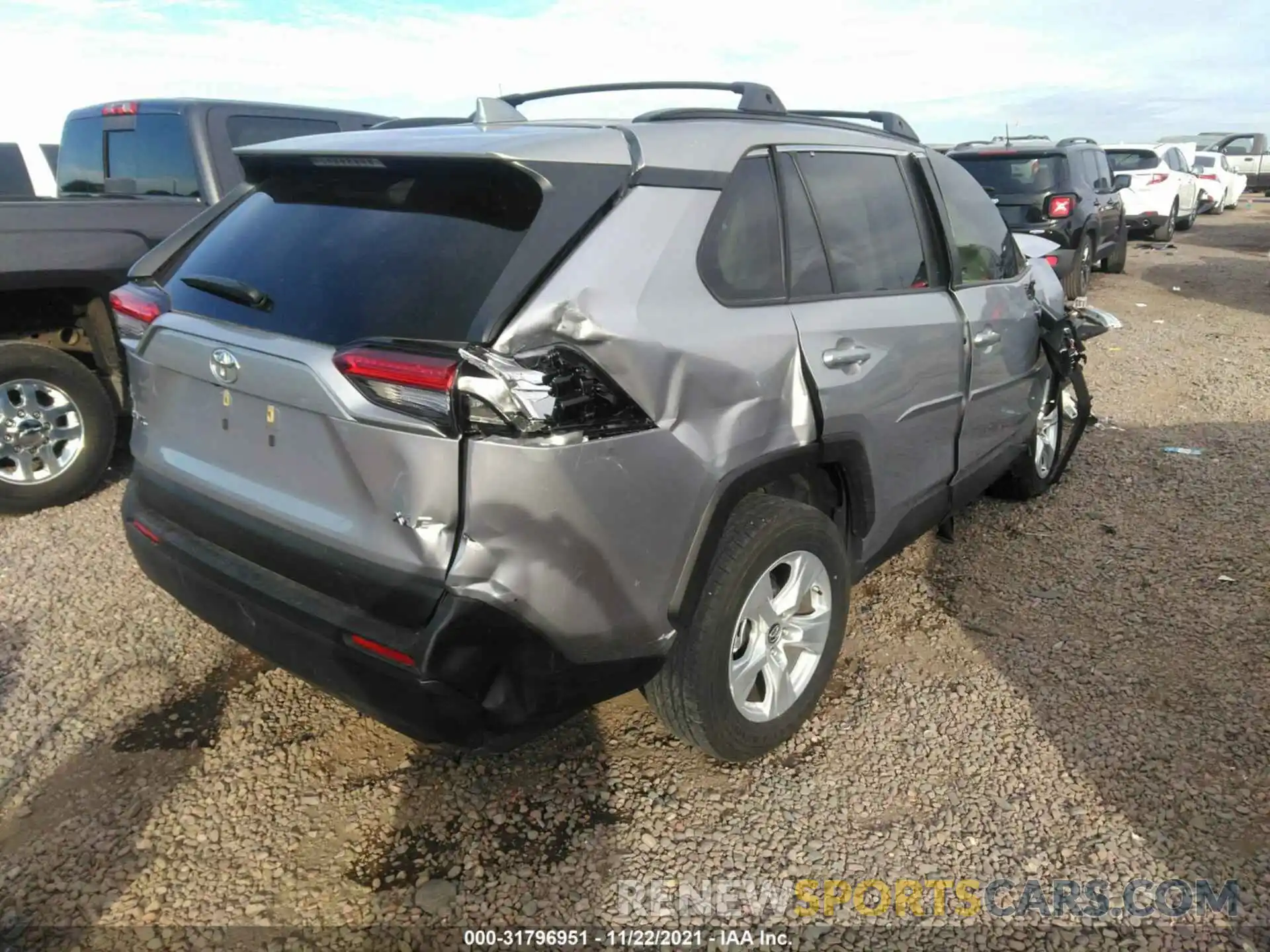 4 Photograph of a damaged car JTMW1RFV1KD506852 TOYOTA RAV4 2019