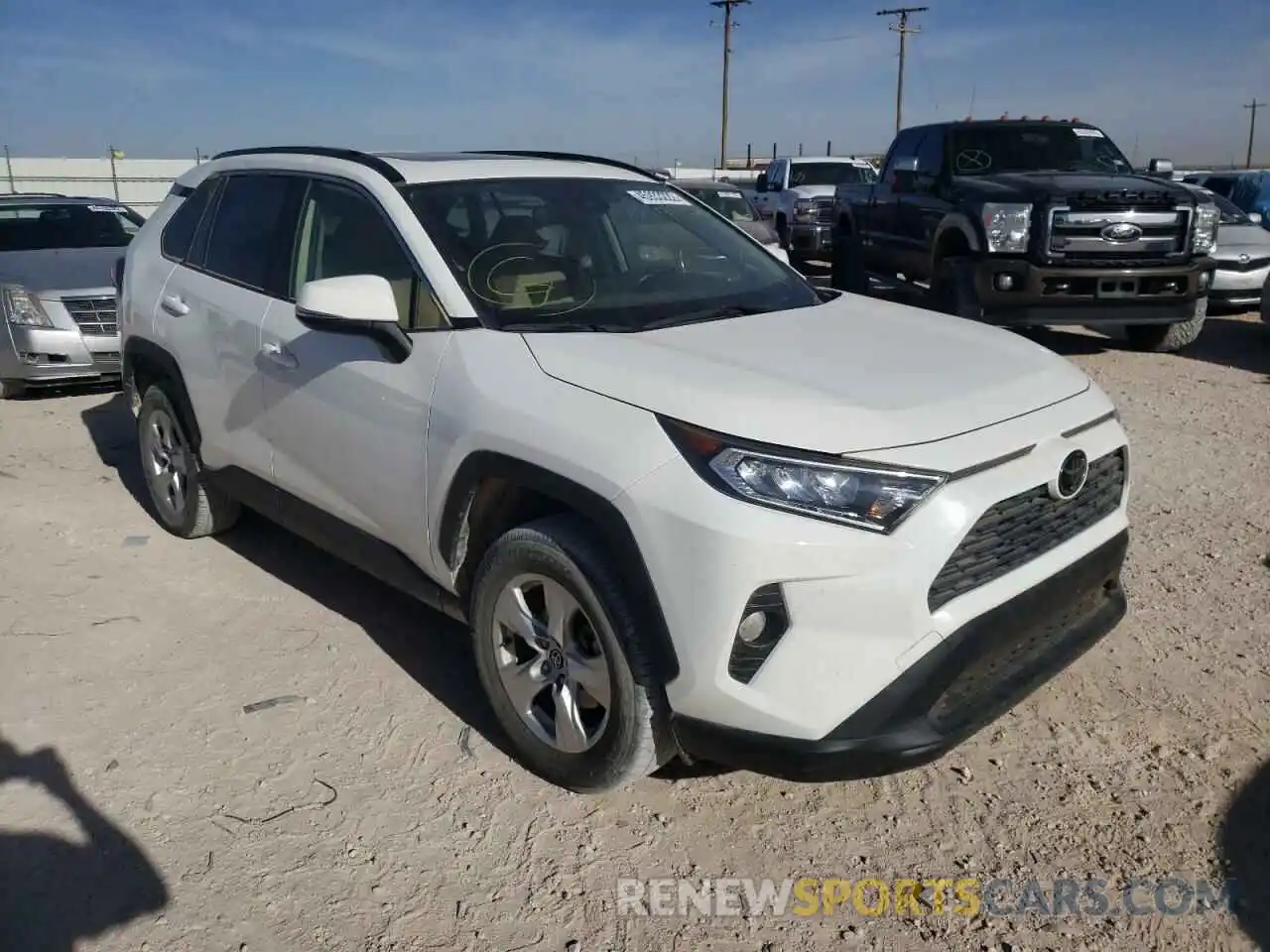 1 Photograph of a damaged car JTMW1RFV1KD511226 TOYOTA RAV4 2019