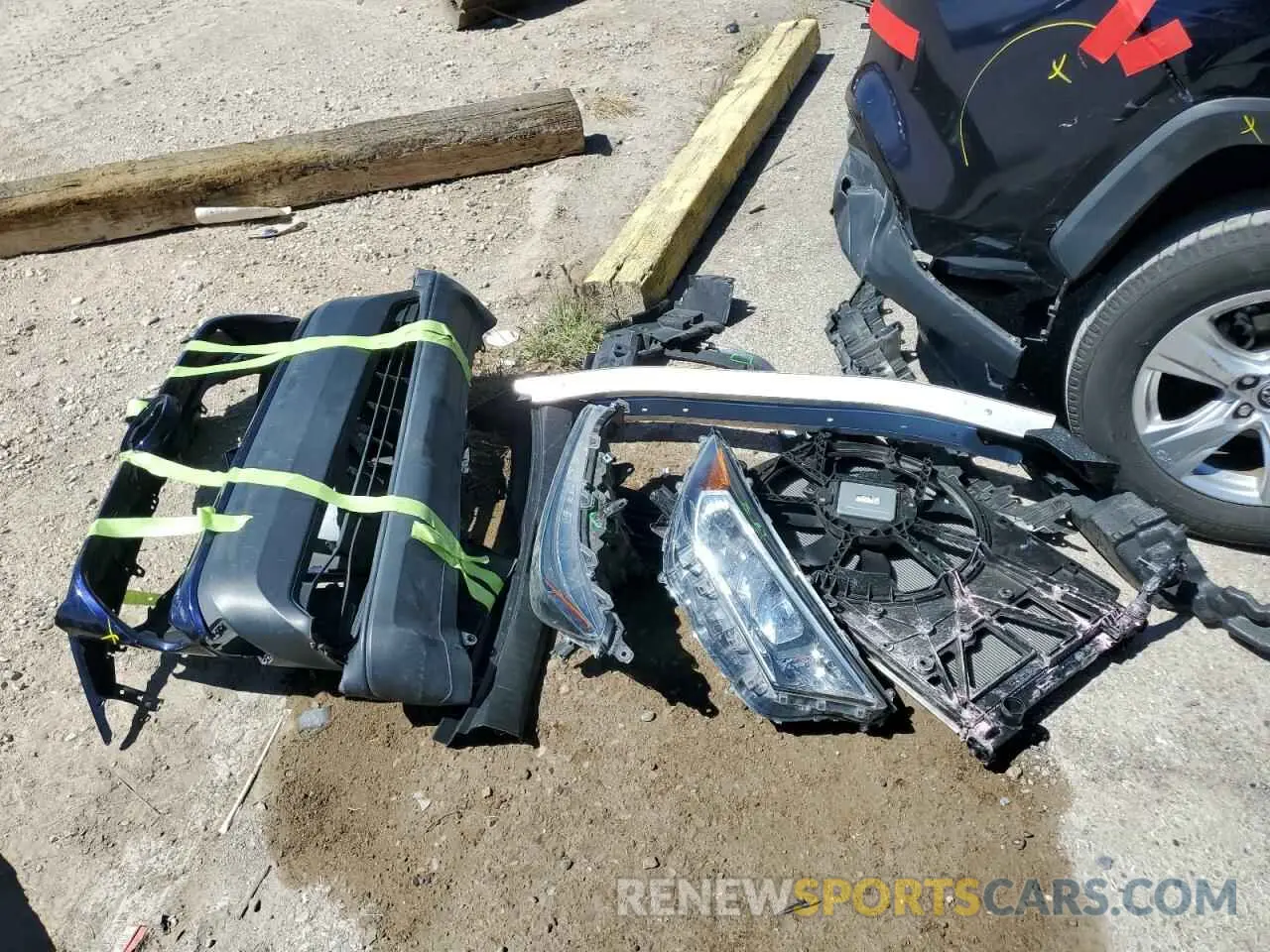 13 Photograph of a damaged car JTMW1RFV1KD512263 TOYOTA RAV4 2019