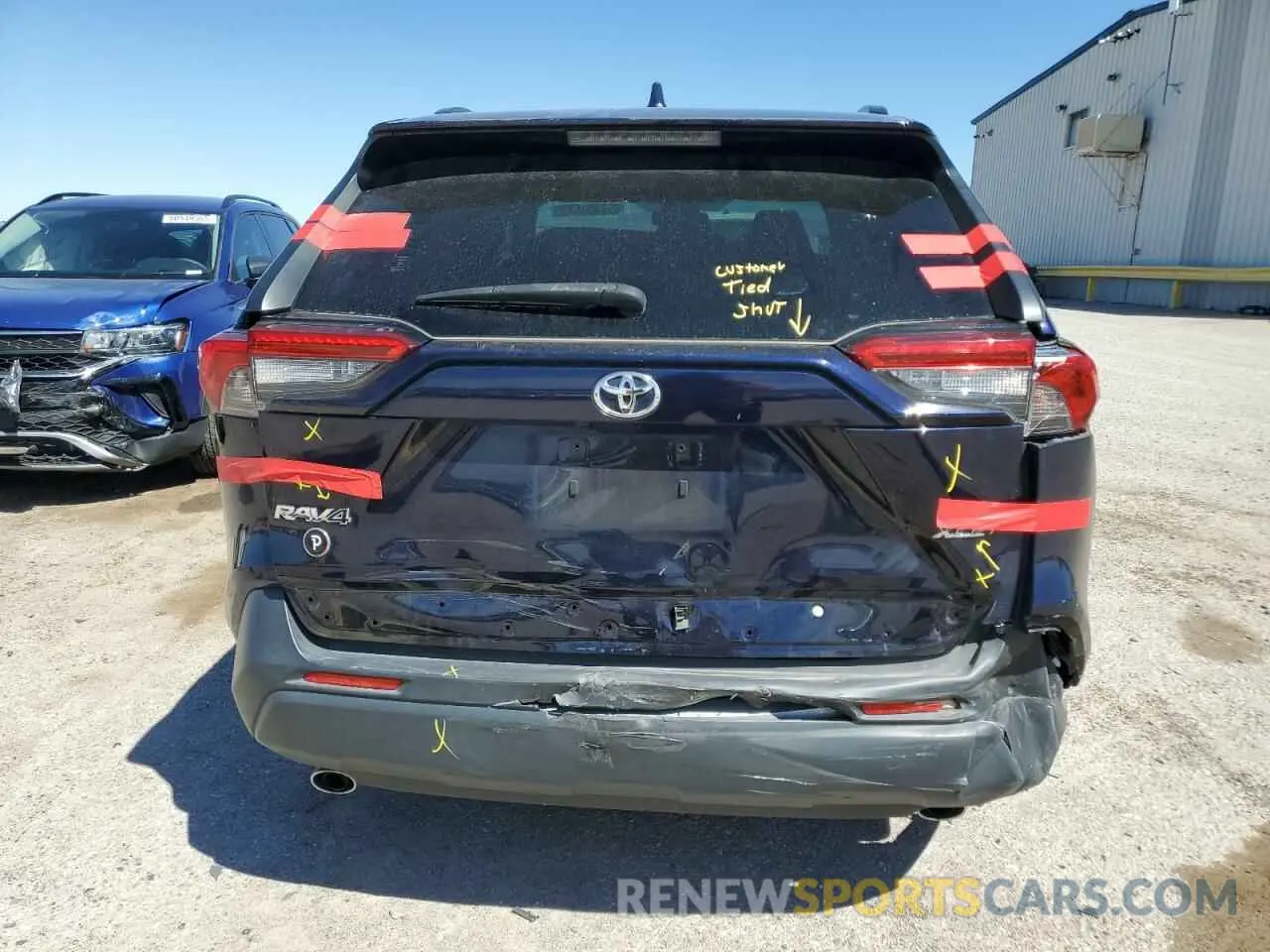 6 Photograph of a damaged car JTMW1RFV1KD512263 TOYOTA RAV4 2019