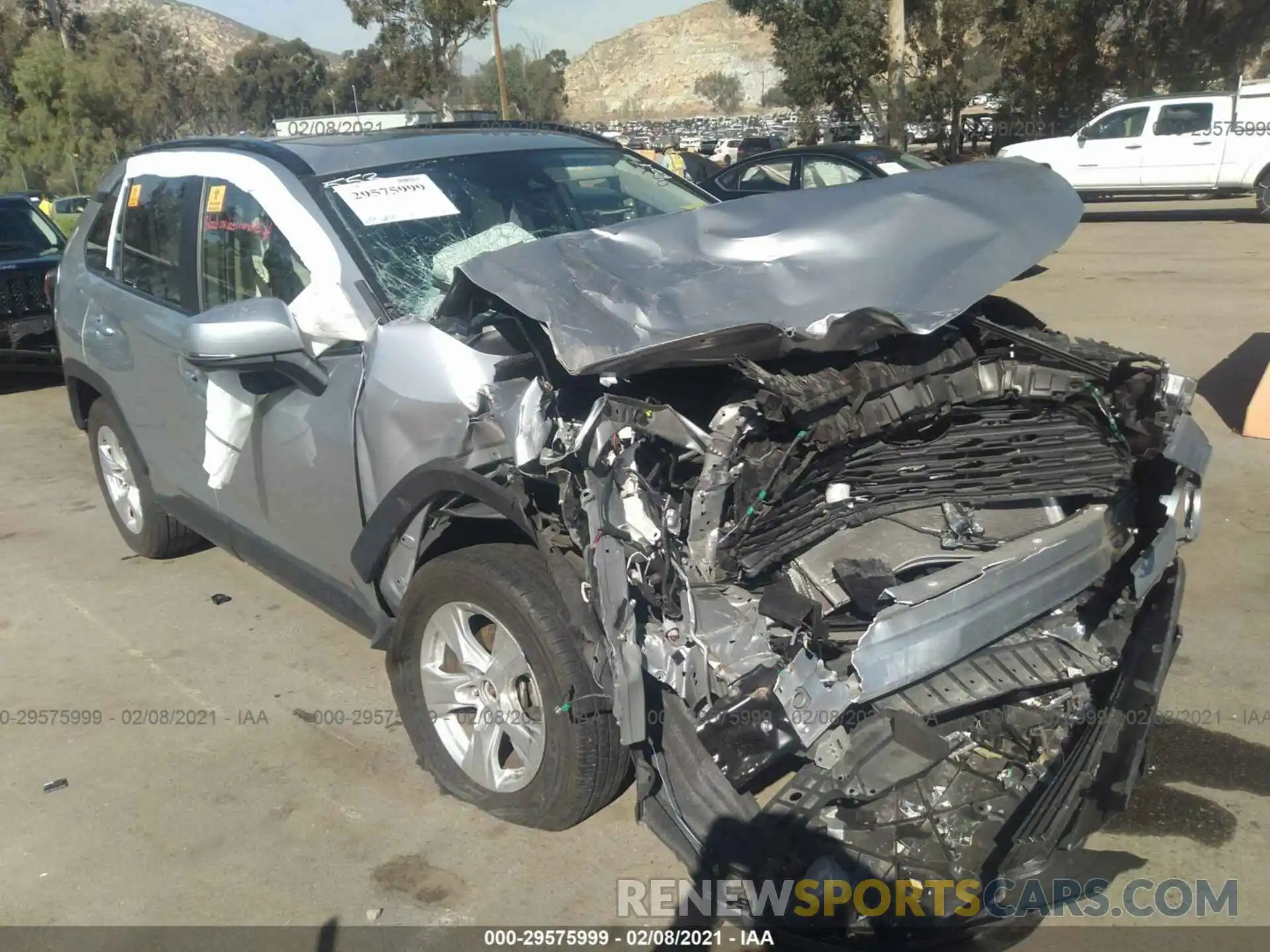 1 Photograph of a damaged car JTMW1RFV1KJ002979 TOYOTA RAV4 2019