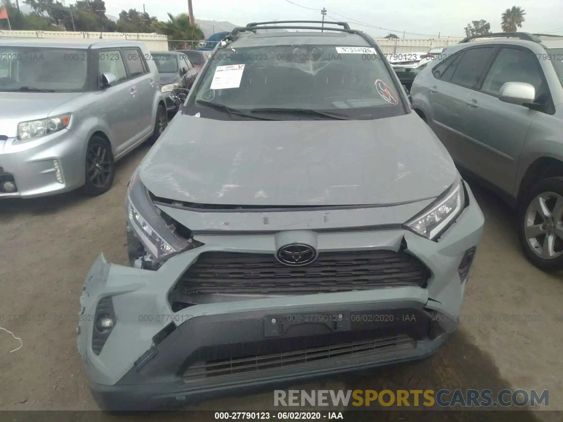 6 Photograph of a damaged car JTMW1RFV1KJ005395 TOYOTA RAV4 2019