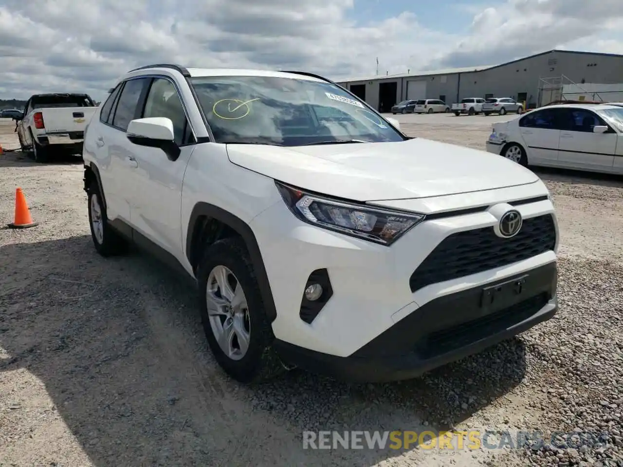 1 Photograph of a damaged car JTMW1RFV2KD004349 TOYOTA RAV4 2019