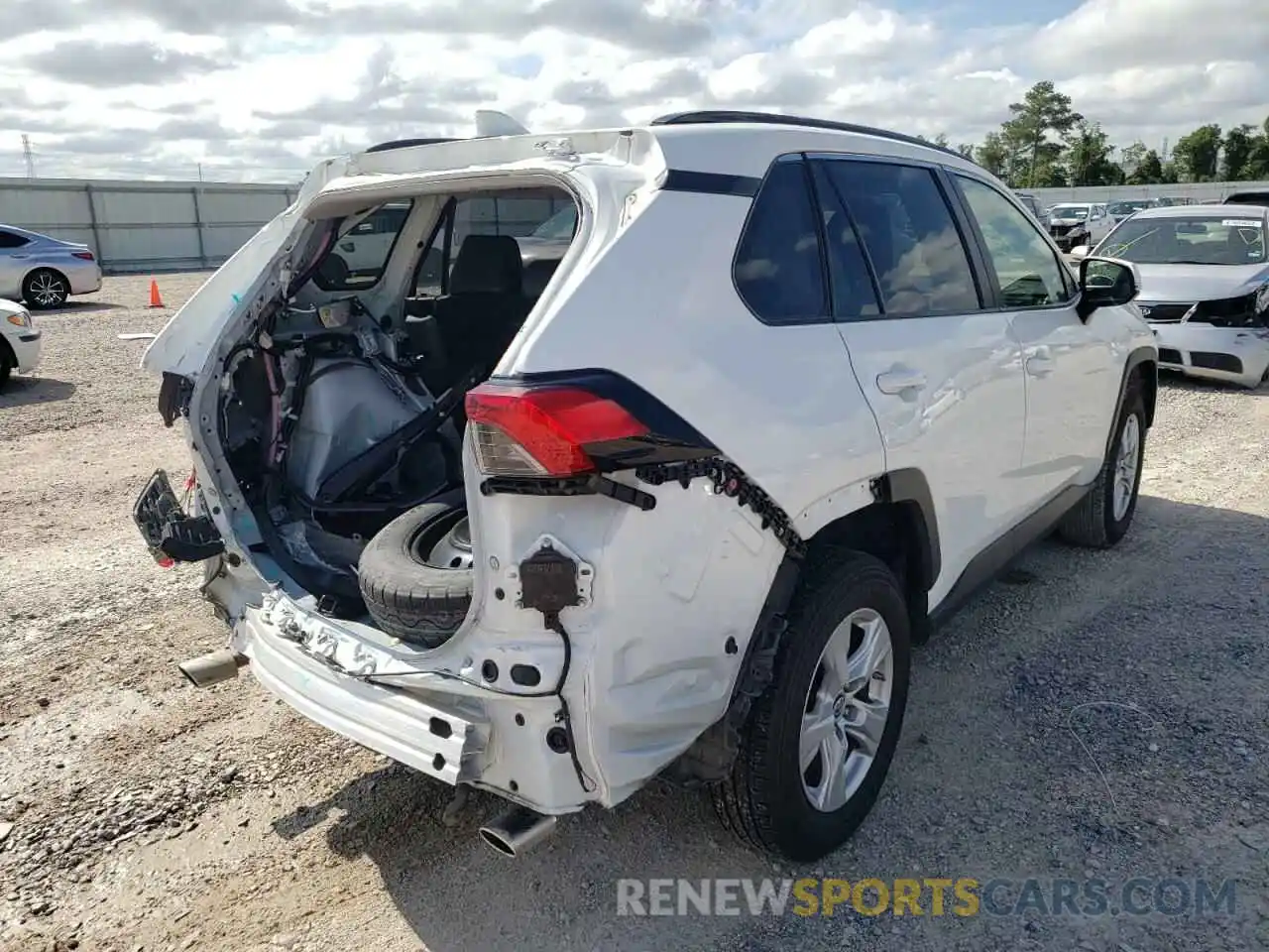 4 Photograph of a damaged car JTMW1RFV2KD004349 TOYOTA RAV4 2019