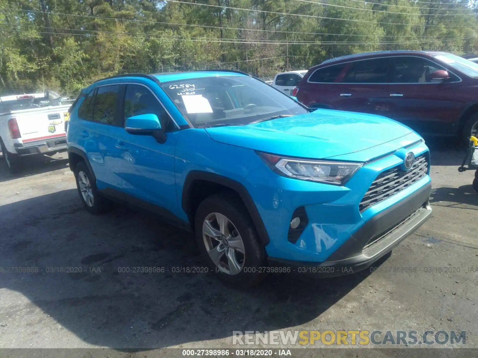 1 Photograph of a damaged car JTMW1RFV2KD005386 TOYOTA RAV4 2019