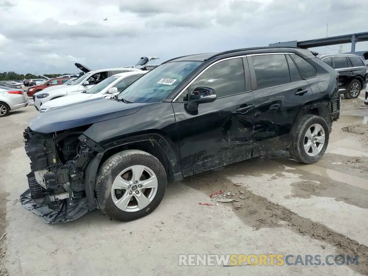 1 Photograph of a damaged car JTMW1RFV2KD012662 TOYOTA RAV4 2019
