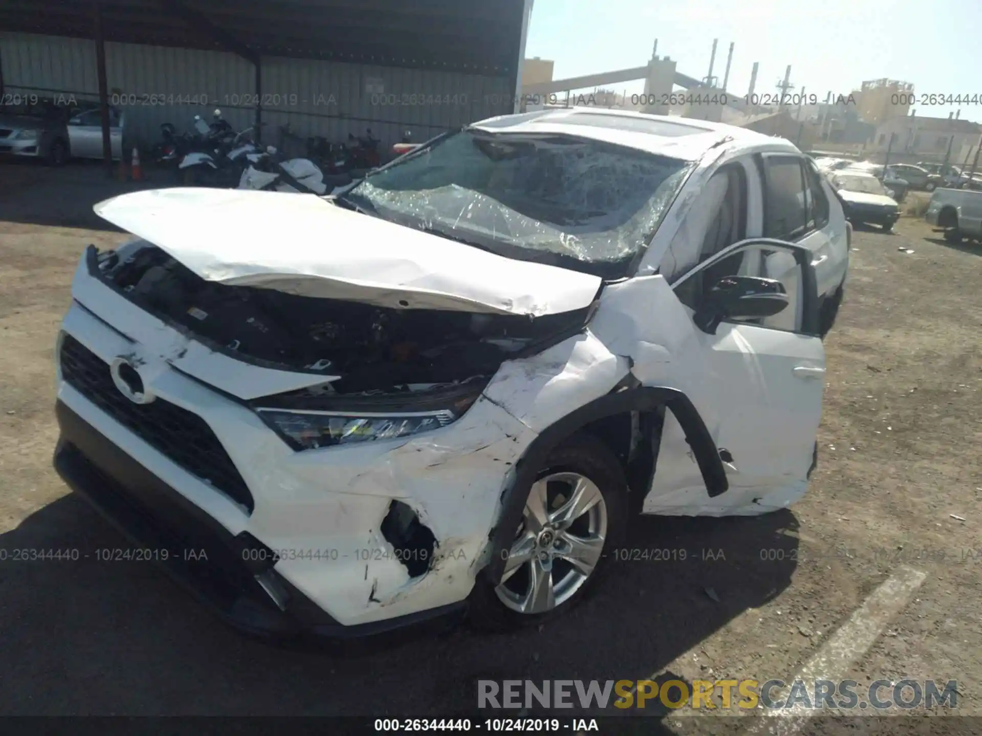 2 Photograph of a damaged car JTMW1RFV2KD014511 TOYOTA RAV4 2019