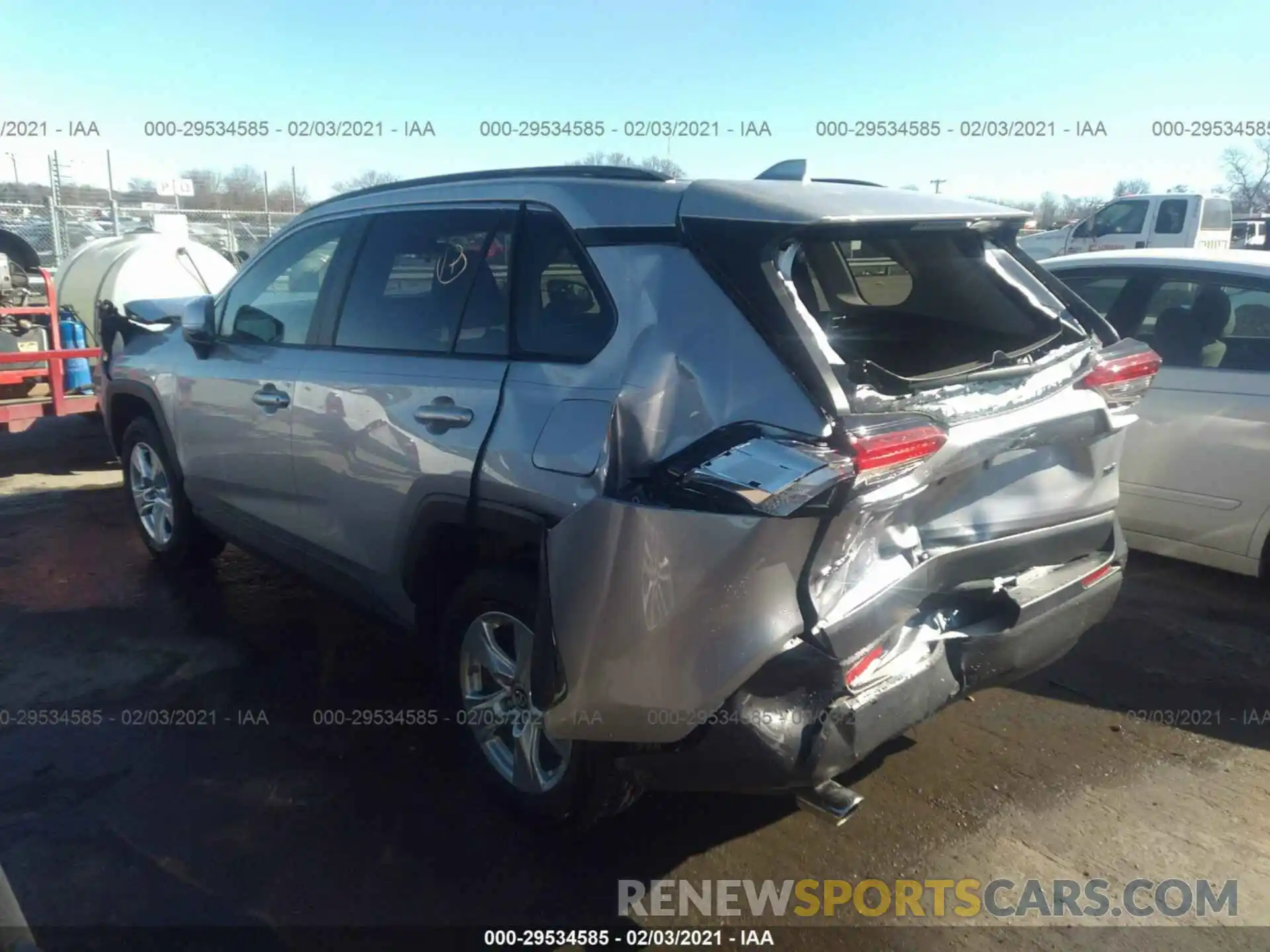 3 Photograph of a damaged car JTMW1RFV2KD016274 TOYOTA RAV4 2019