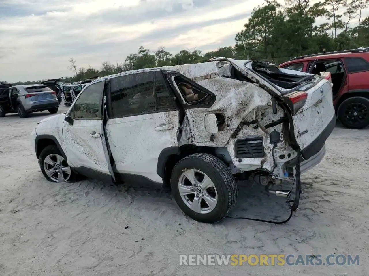 2 Photograph of a damaged car JTMW1RFV2KD019918 TOYOTA RAV4 2019