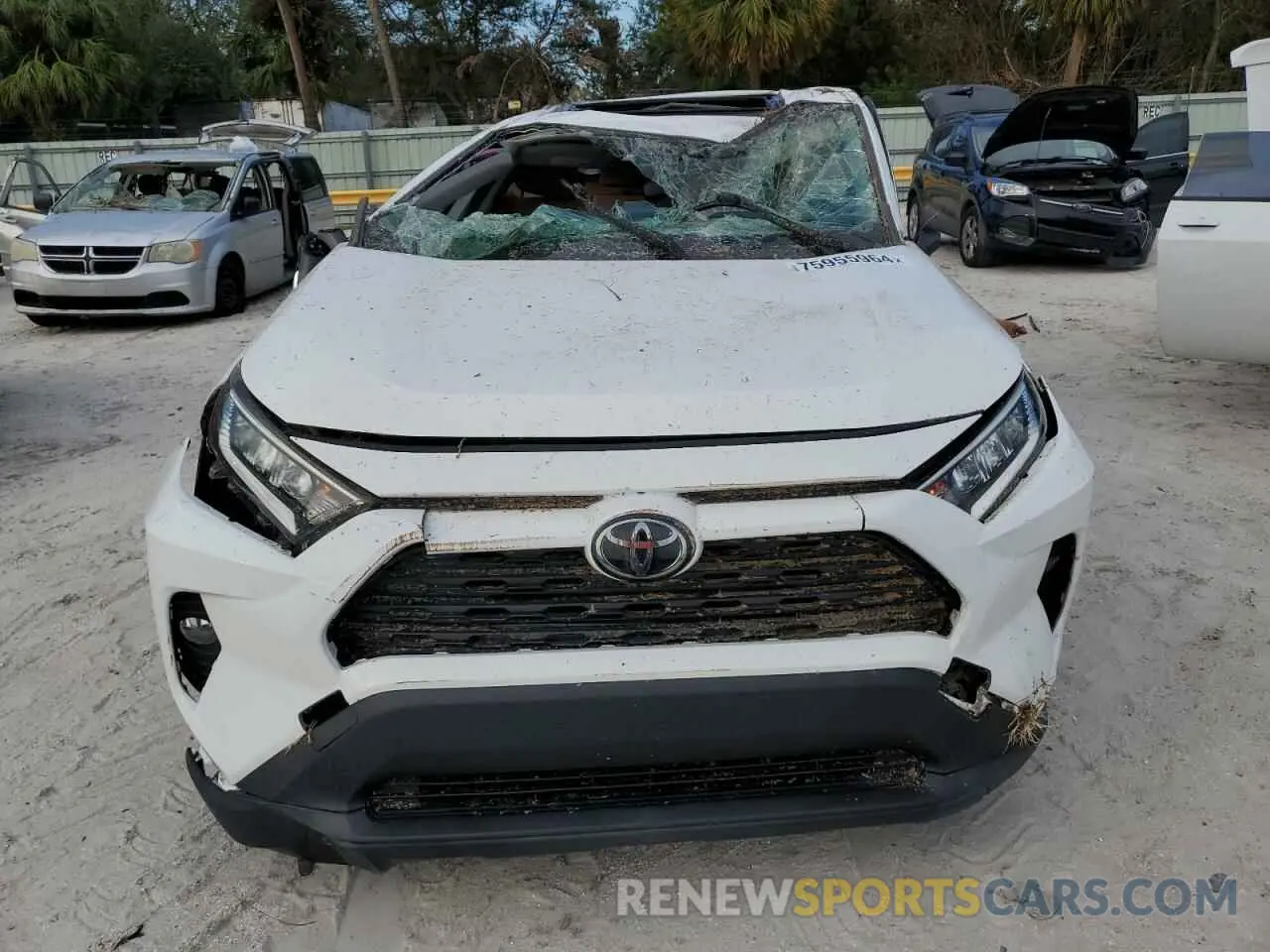 5 Photograph of a damaged car JTMW1RFV2KD019918 TOYOTA RAV4 2019