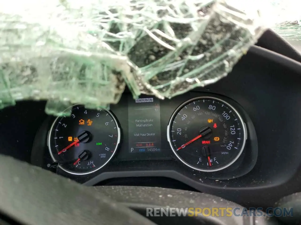 9 Photograph of a damaged car JTMW1RFV2KD019918 TOYOTA RAV4 2019