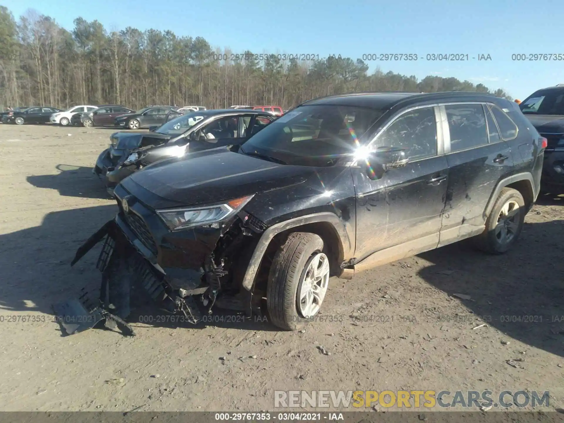 2 Photograph of a damaged car JTMW1RFV2KD035360 TOYOTA RAV4 2019