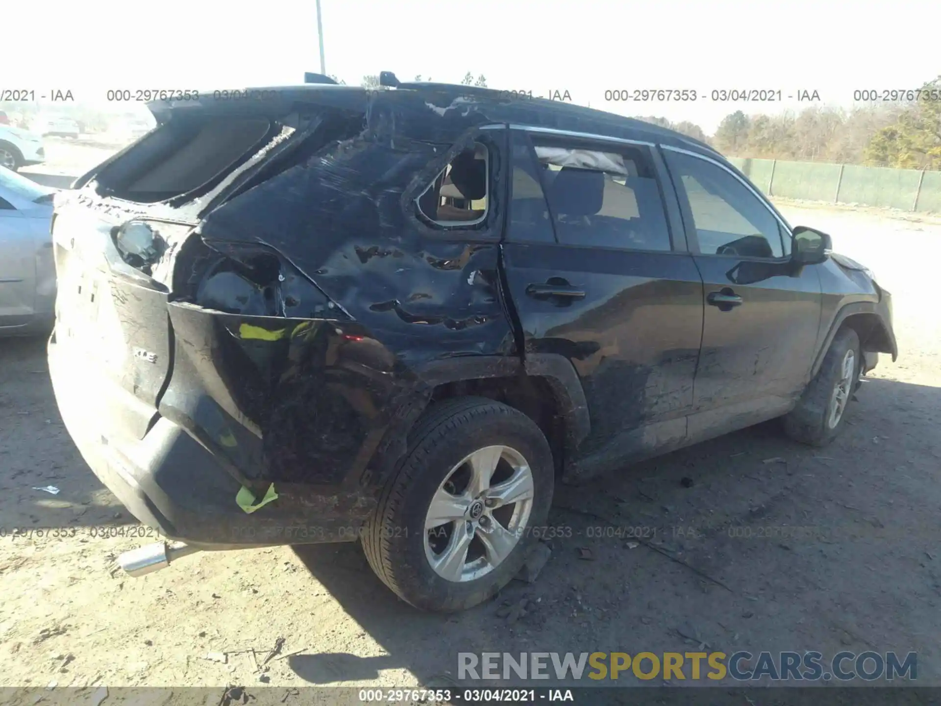 4 Photograph of a damaged car JTMW1RFV2KD035360 TOYOTA RAV4 2019