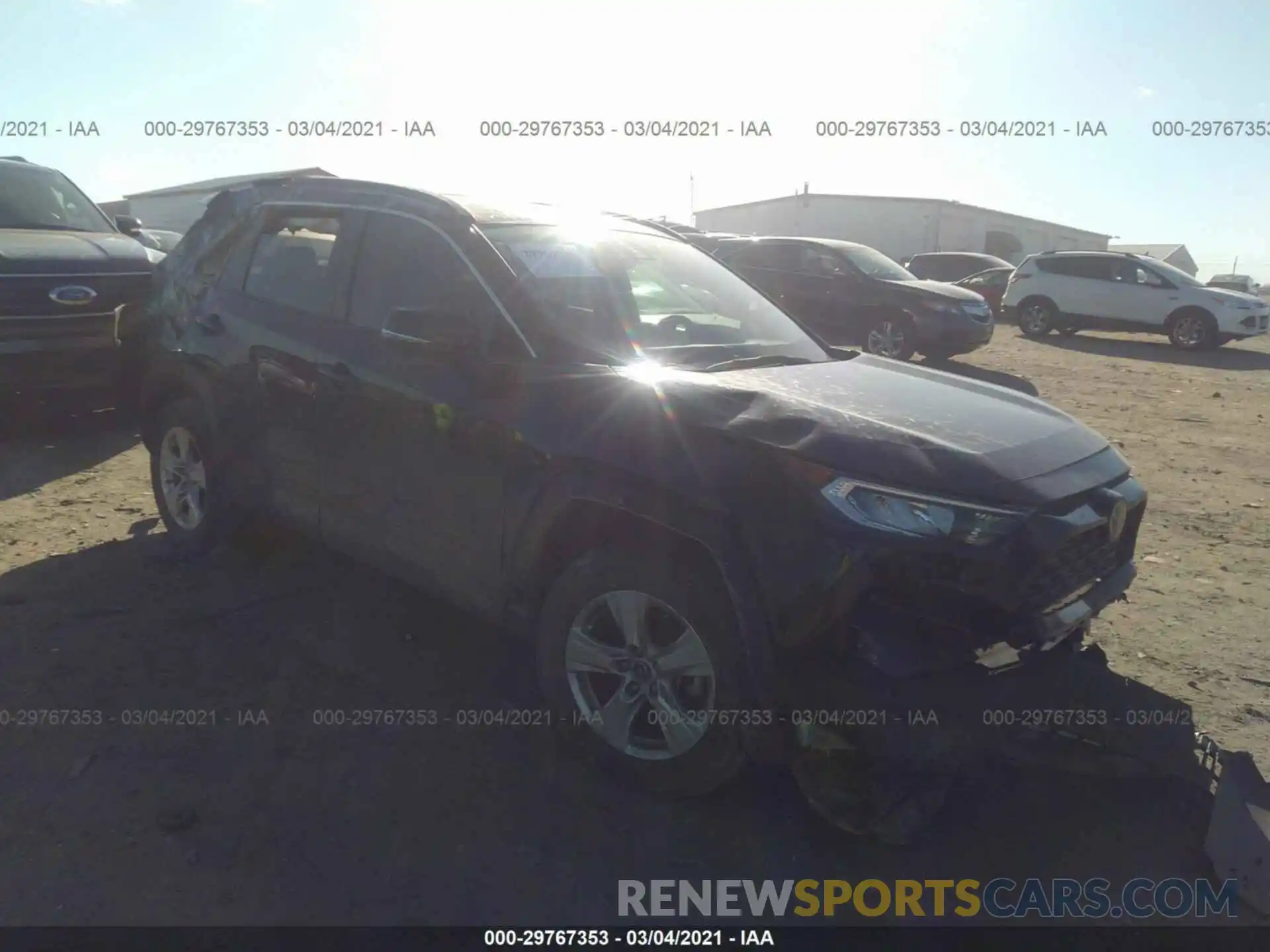 6 Photograph of a damaged car JTMW1RFV2KD035360 TOYOTA RAV4 2019