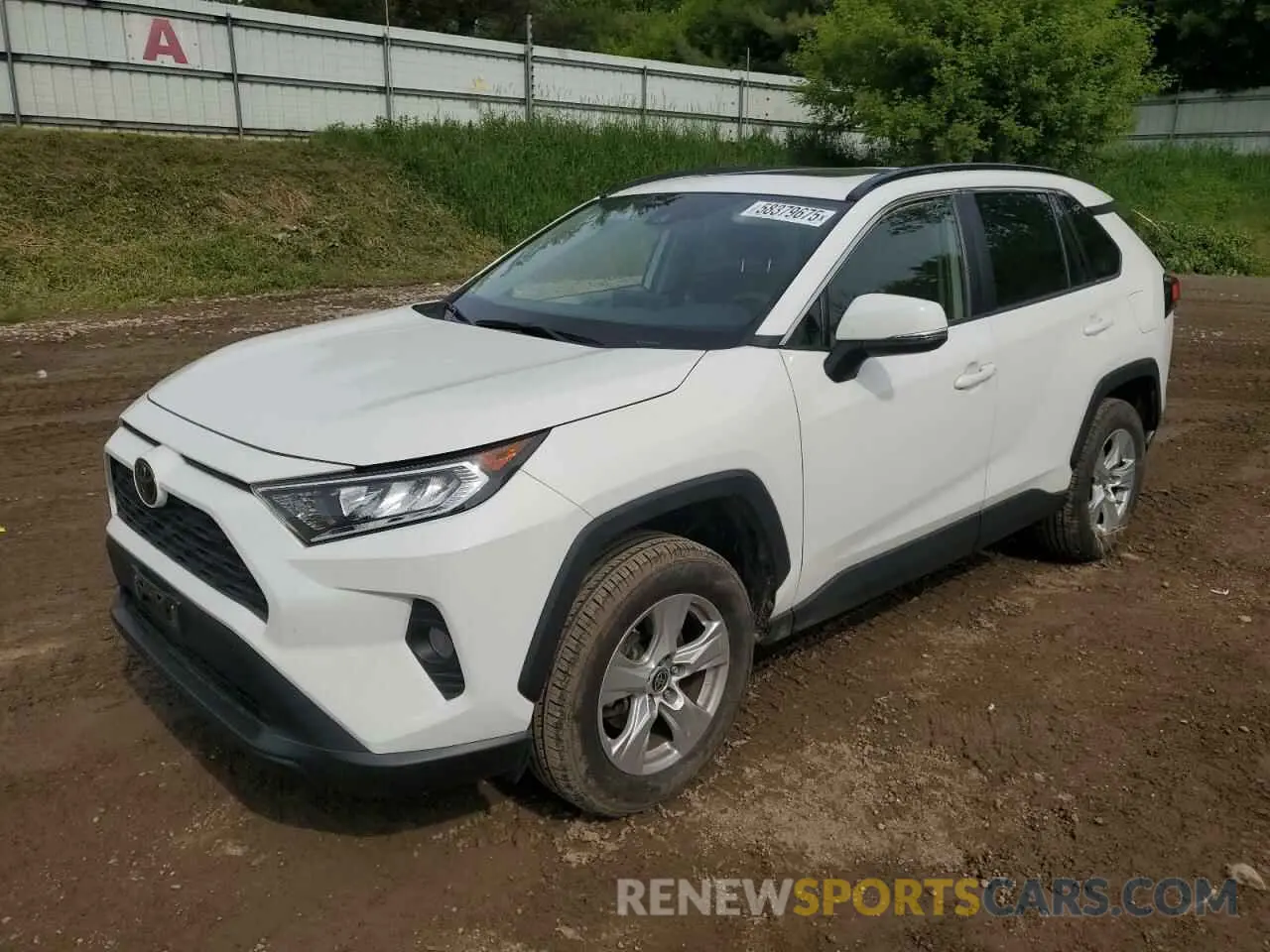 1 Photograph of a damaged car JTMW1RFV2KD035780 TOYOTA RAV4 2019