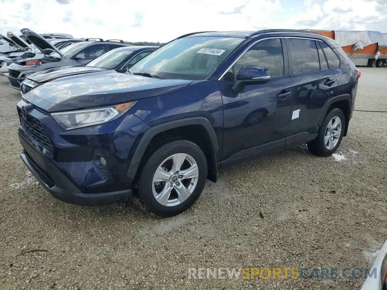 1 Photograph of a damaged car JTMW1RFV2KD037819 TOYOTA RAV4 2019