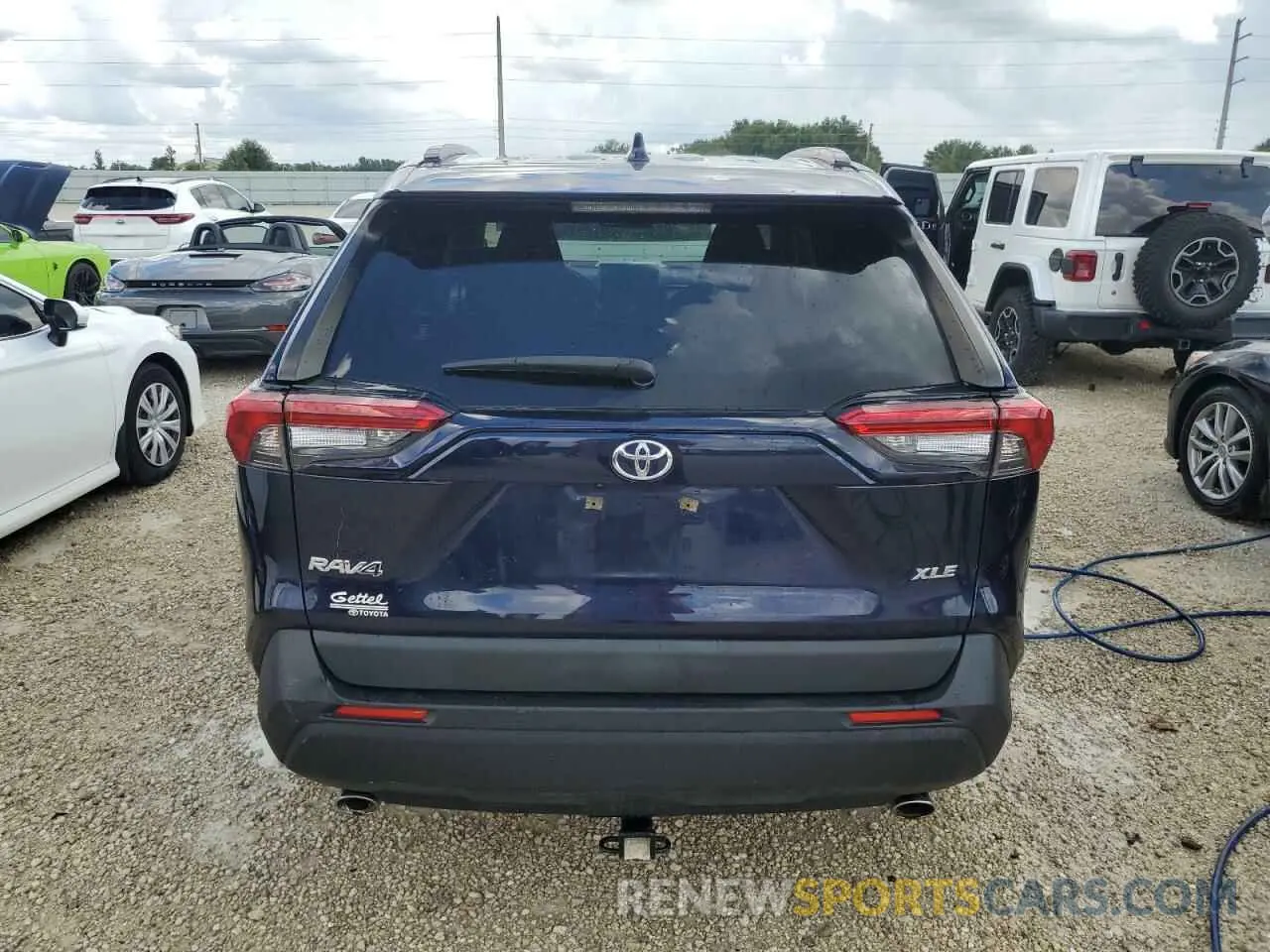 6 Photograph of a damaged car JTMW1RFV2KD037819 TOYOTA RAV4 2019