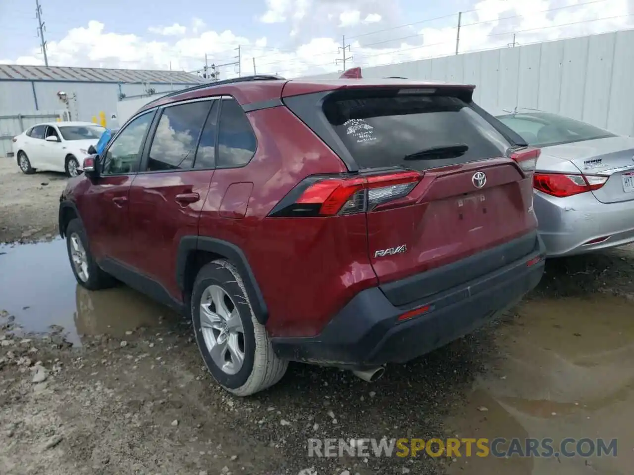 3 Photograph of a damaged car JTMW1RFV2KD503054 TOYOTA RAV4 2019