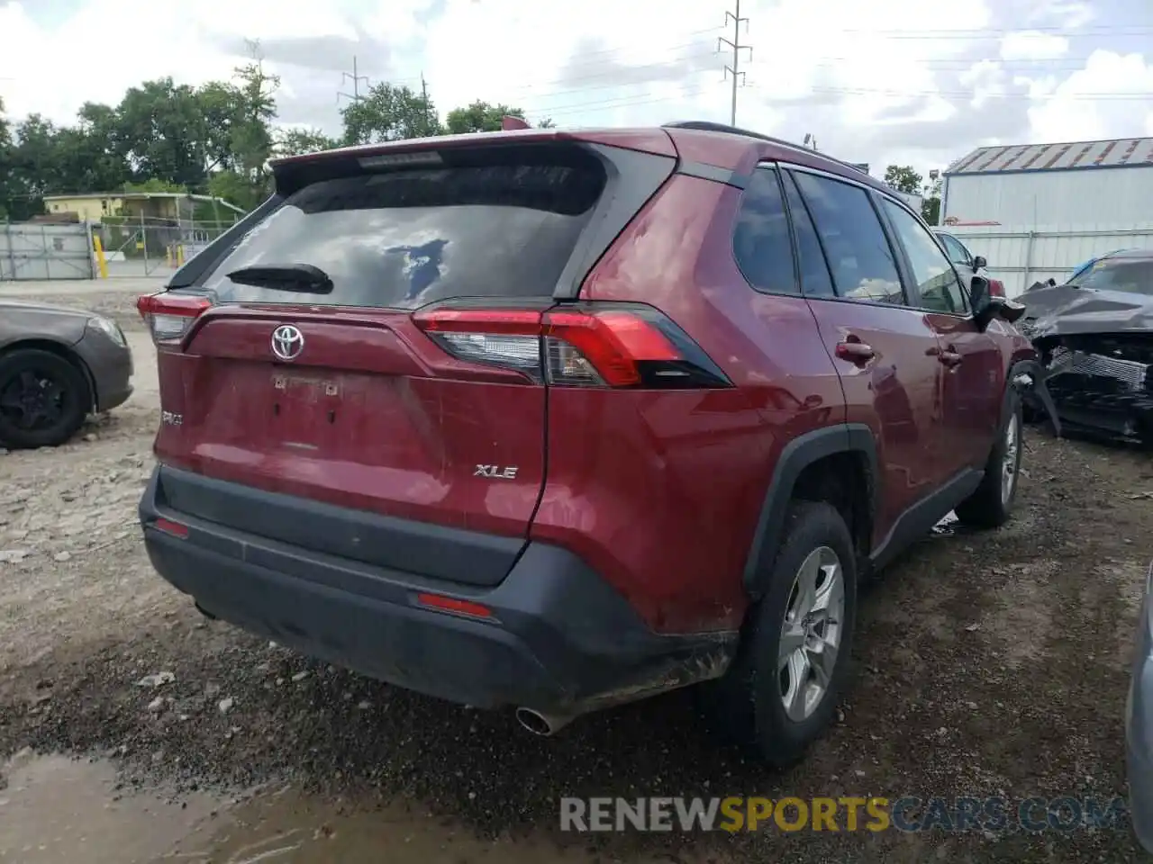 4 Photograph of a damaged car JTMW1RFV2KD503054 TOYOTA RAV4 2019